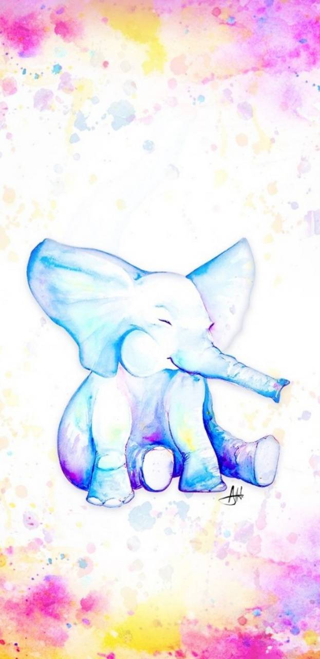 623x1280 Baby Elephant wallpaper