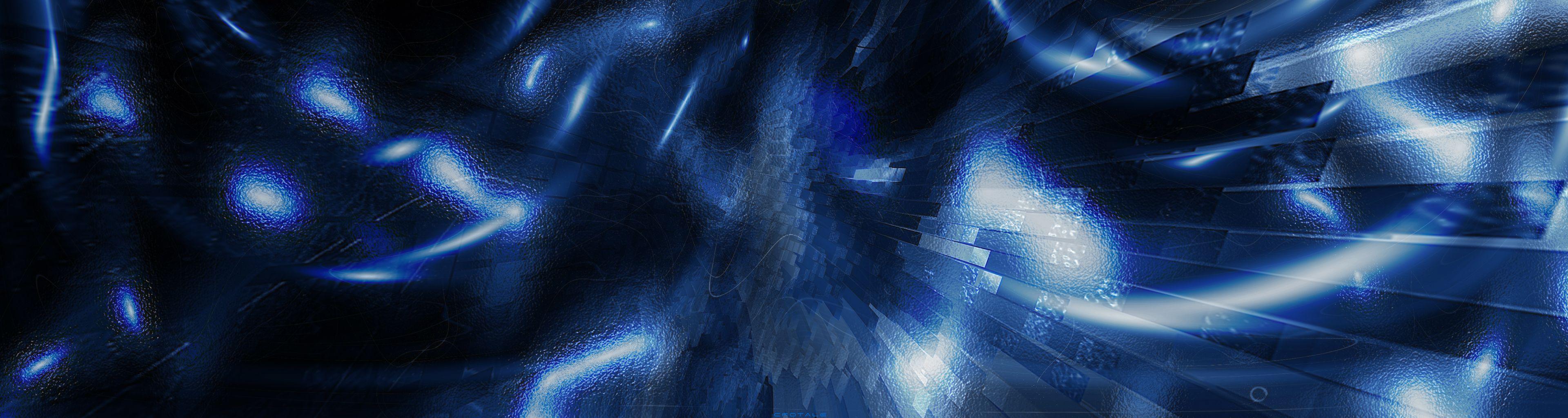 3840x1024 Blue Wallpaper and Background Imagex1024