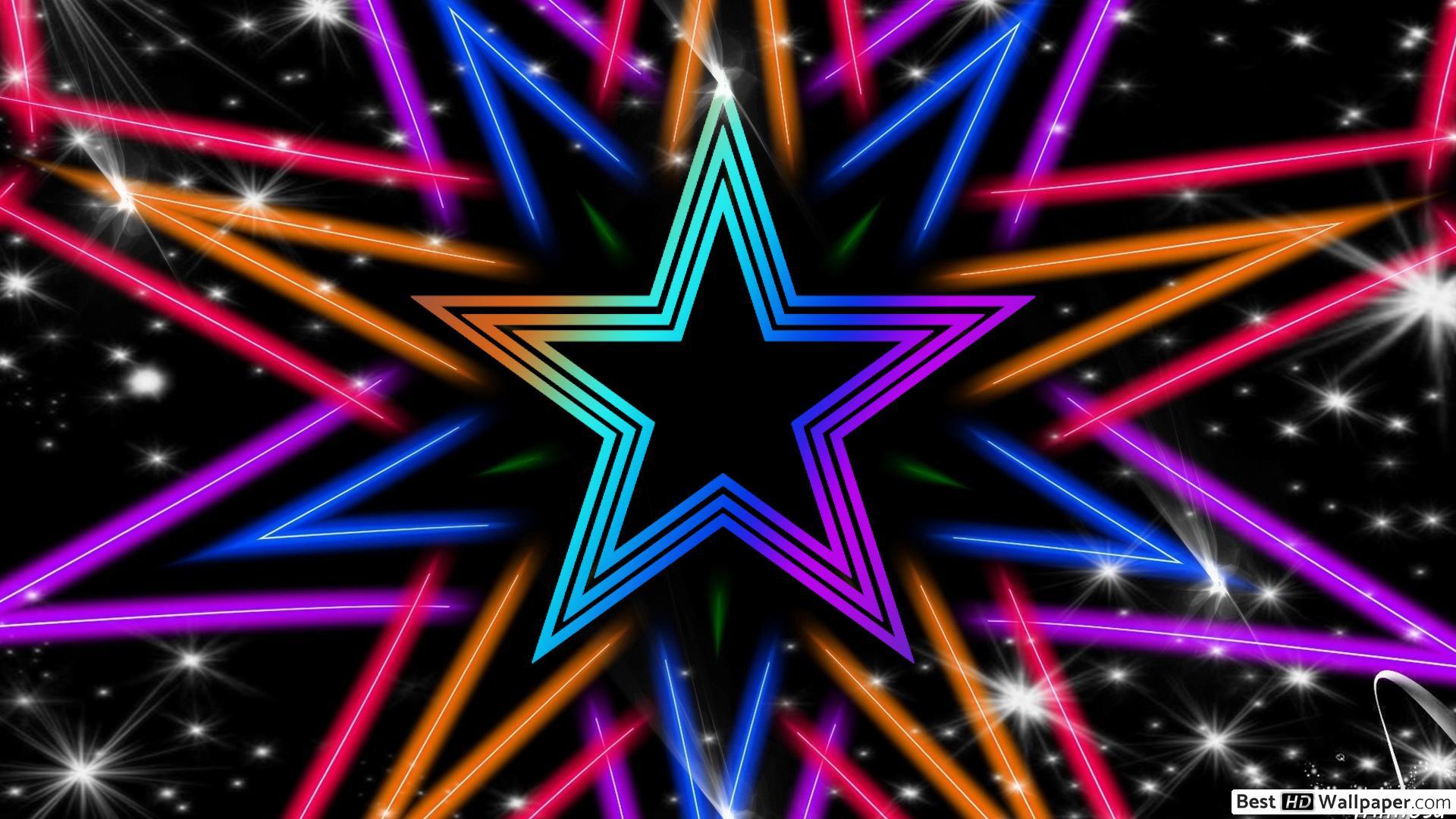 Neon Stars Wallpapers - Top Free Neon Stars Backgrounds - WallpaperAccess