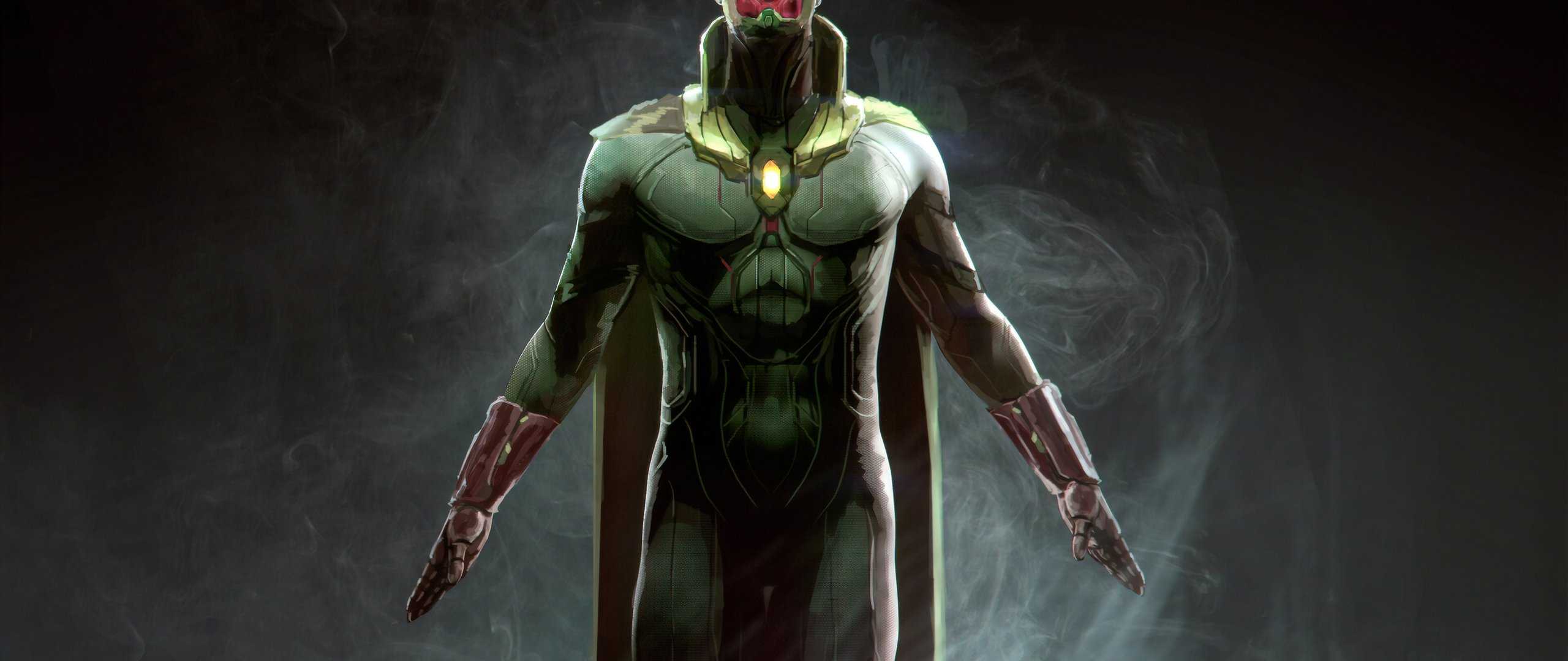 2560x1080 Vision Marvel Superhero HD Wallpaper (2560x1080)