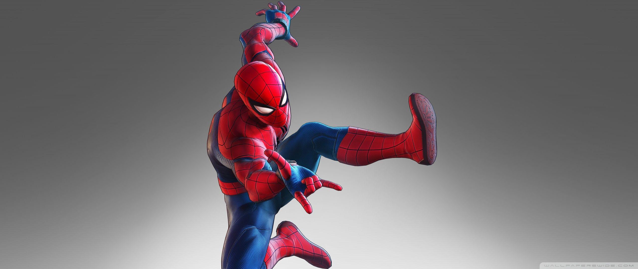 2560x1080 Marvel Ultimate Alliance 3 SpiderMan Ultra HD Desktop Background