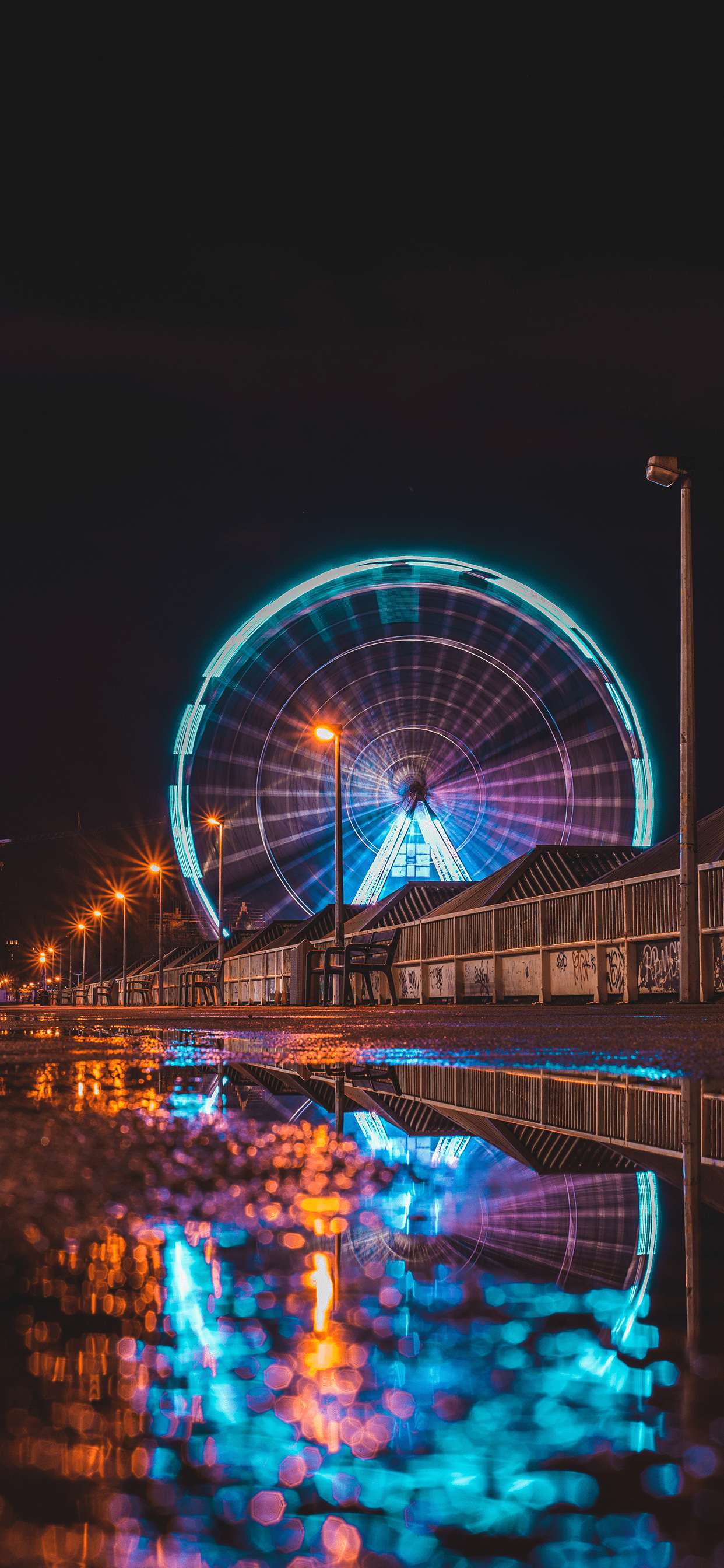 1242x2688 Ferris wheel Wallpaper for iPhone Pro Max, X, 6