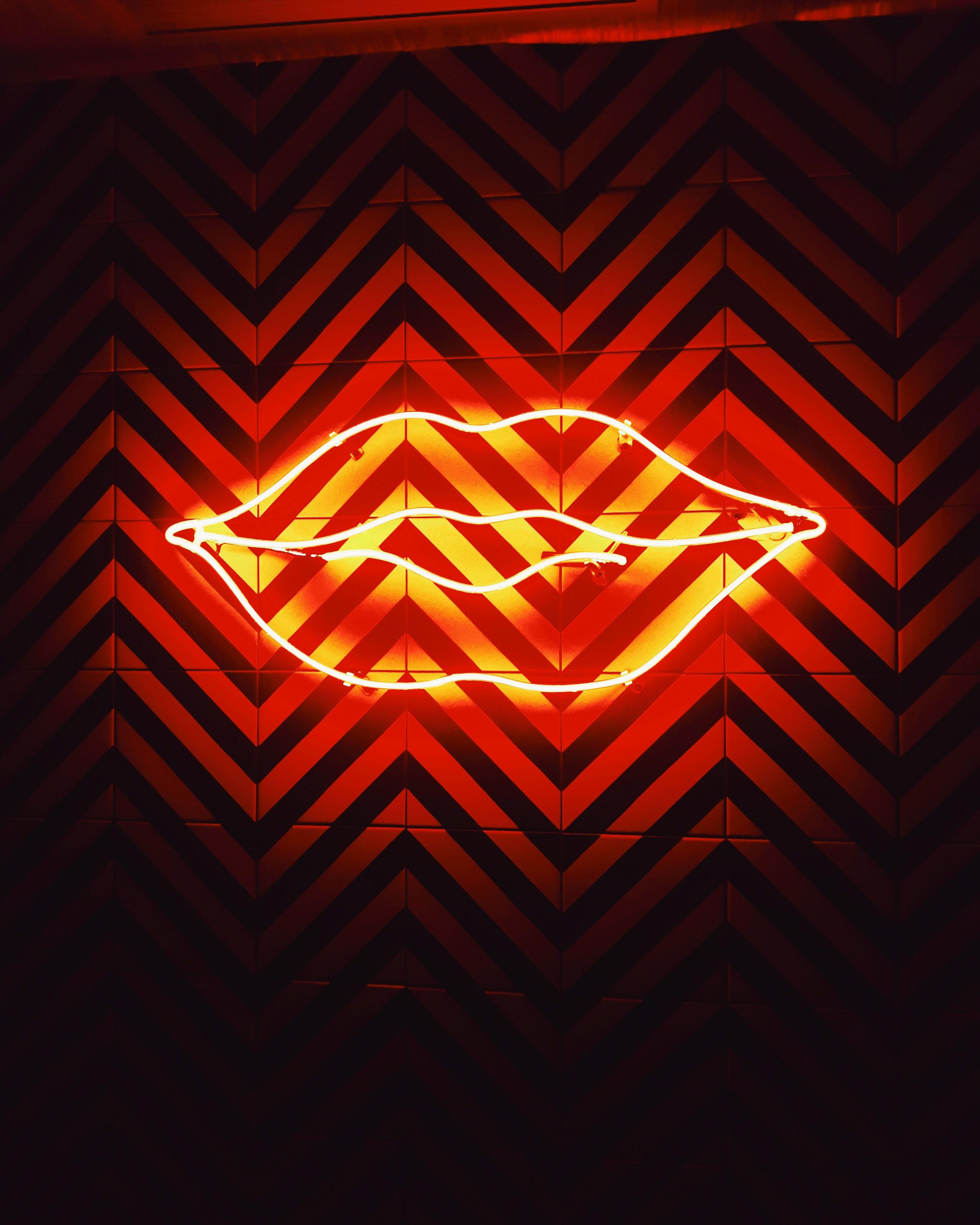 Neon Lips Wallpapers Top Free Neon Lips Backgrounds WallpaperAccess