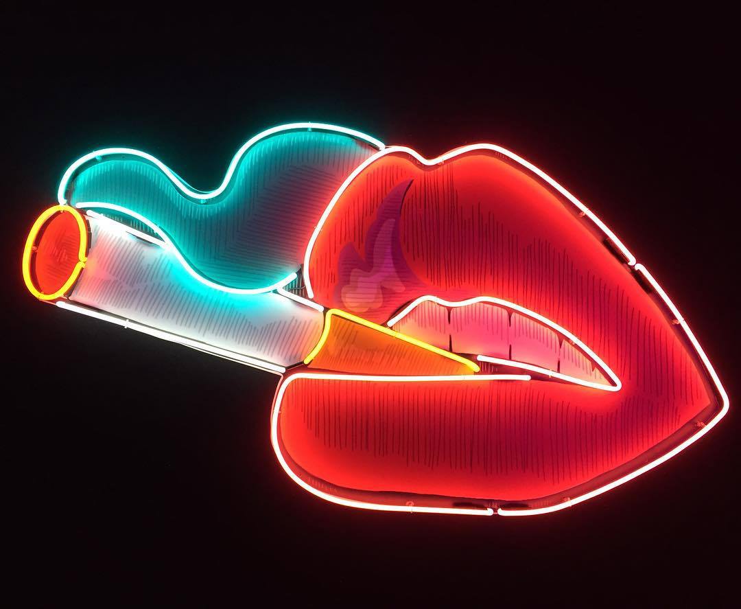 Neon Lips Wallpapers - Top Free Neon Lips Backgrounds - WallpaperAccess