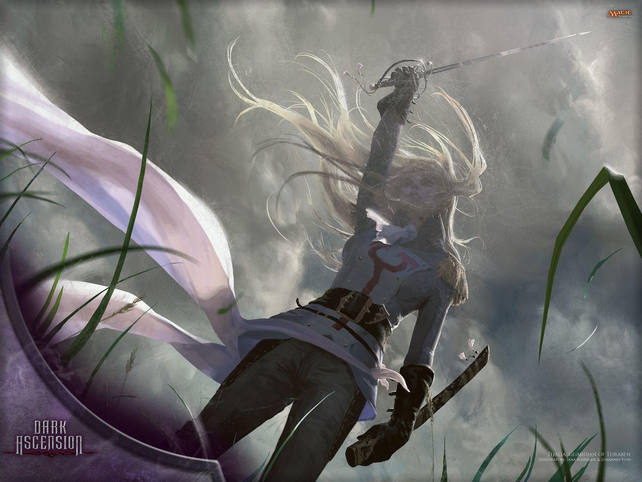 1280x960 Wallpaper of the Week: Thalia, Guardian of Thraben. MAGIC: THE GATHERING
