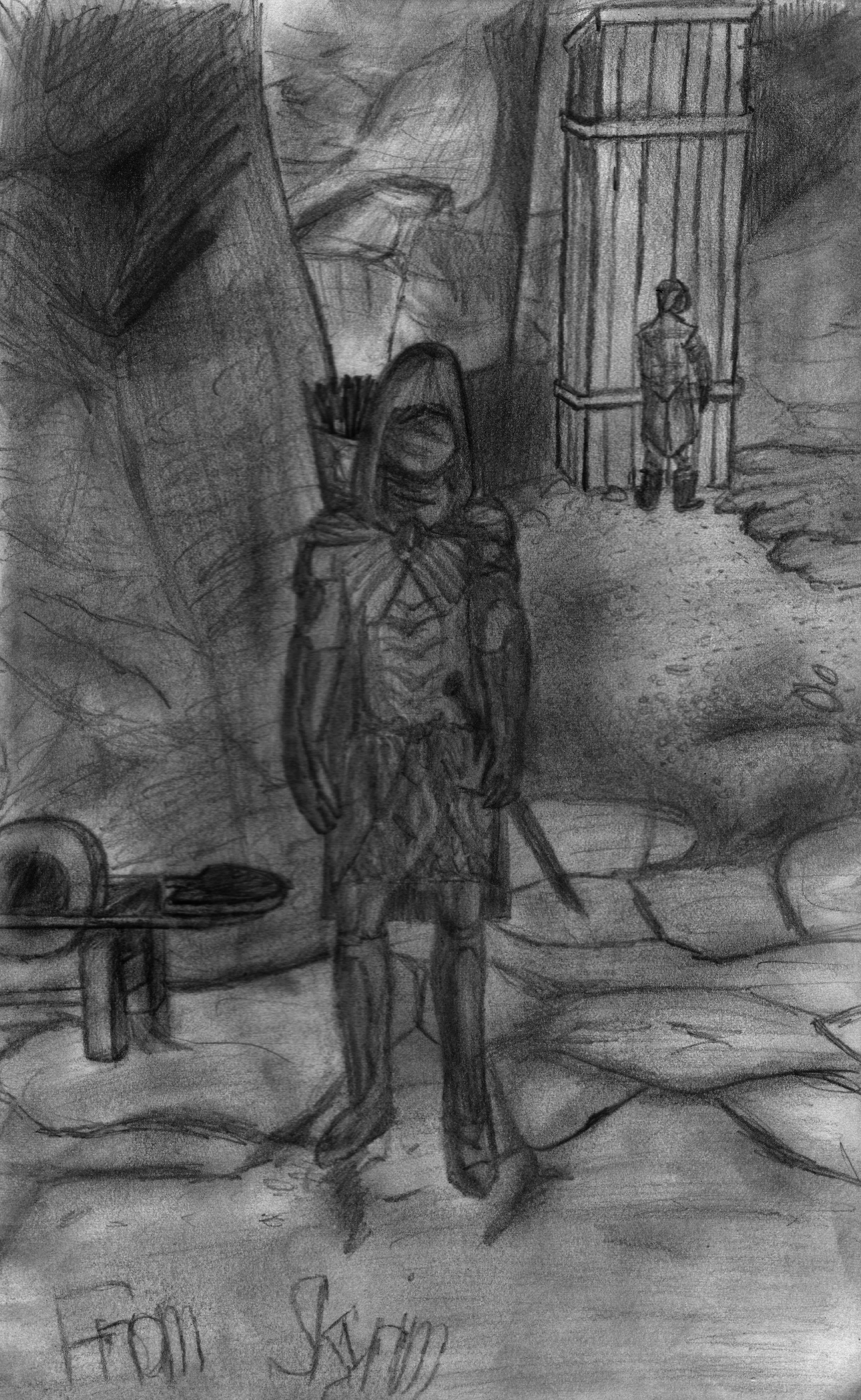 2432x3953 Skyrim Brotherhood Sanctuary Scrolls V : Skyrim Fan