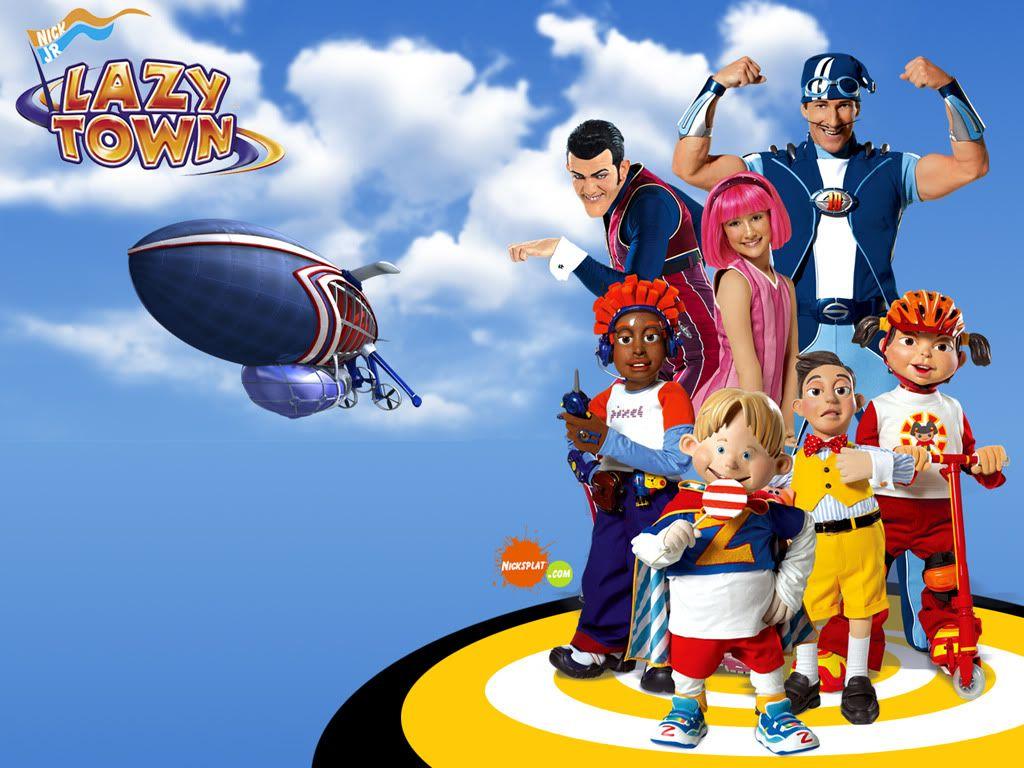 lazy town sportacus airship