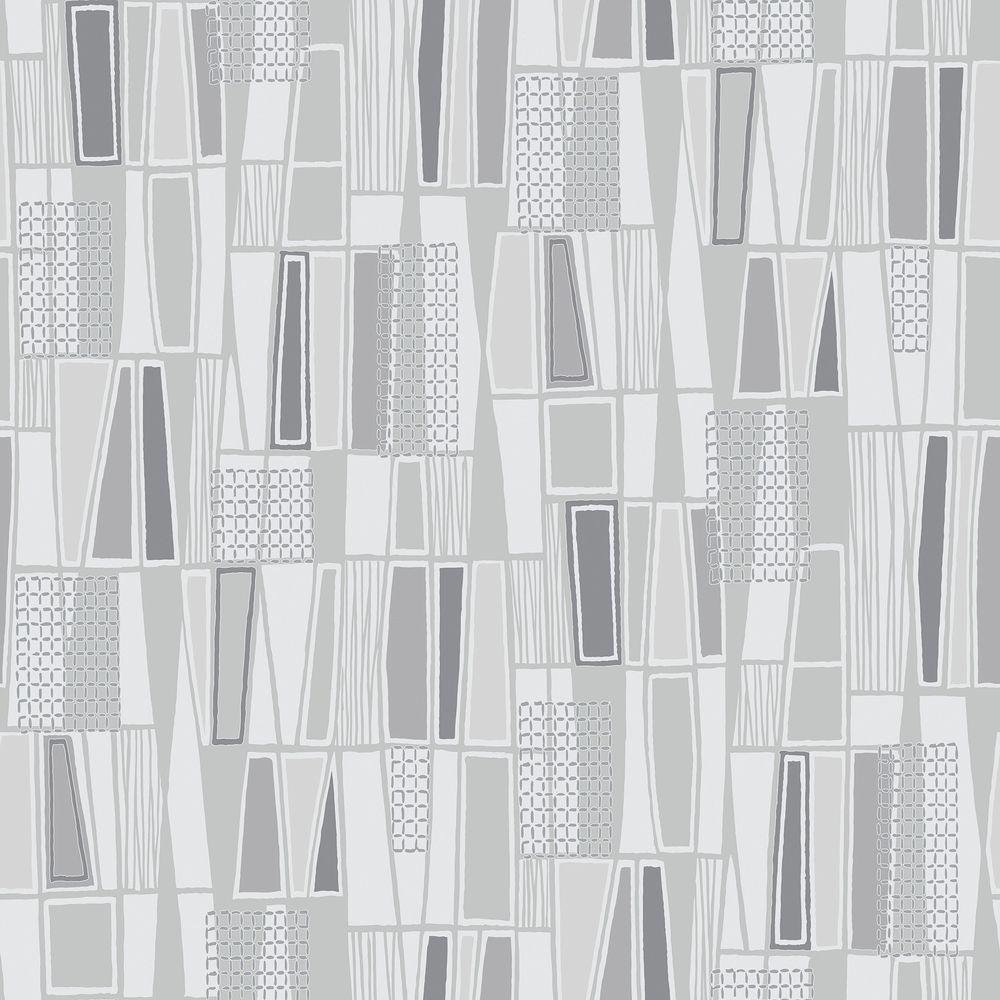 1000x1000 Brewster Grey Retro Geometric Wallpaper WV5473 Home Depot