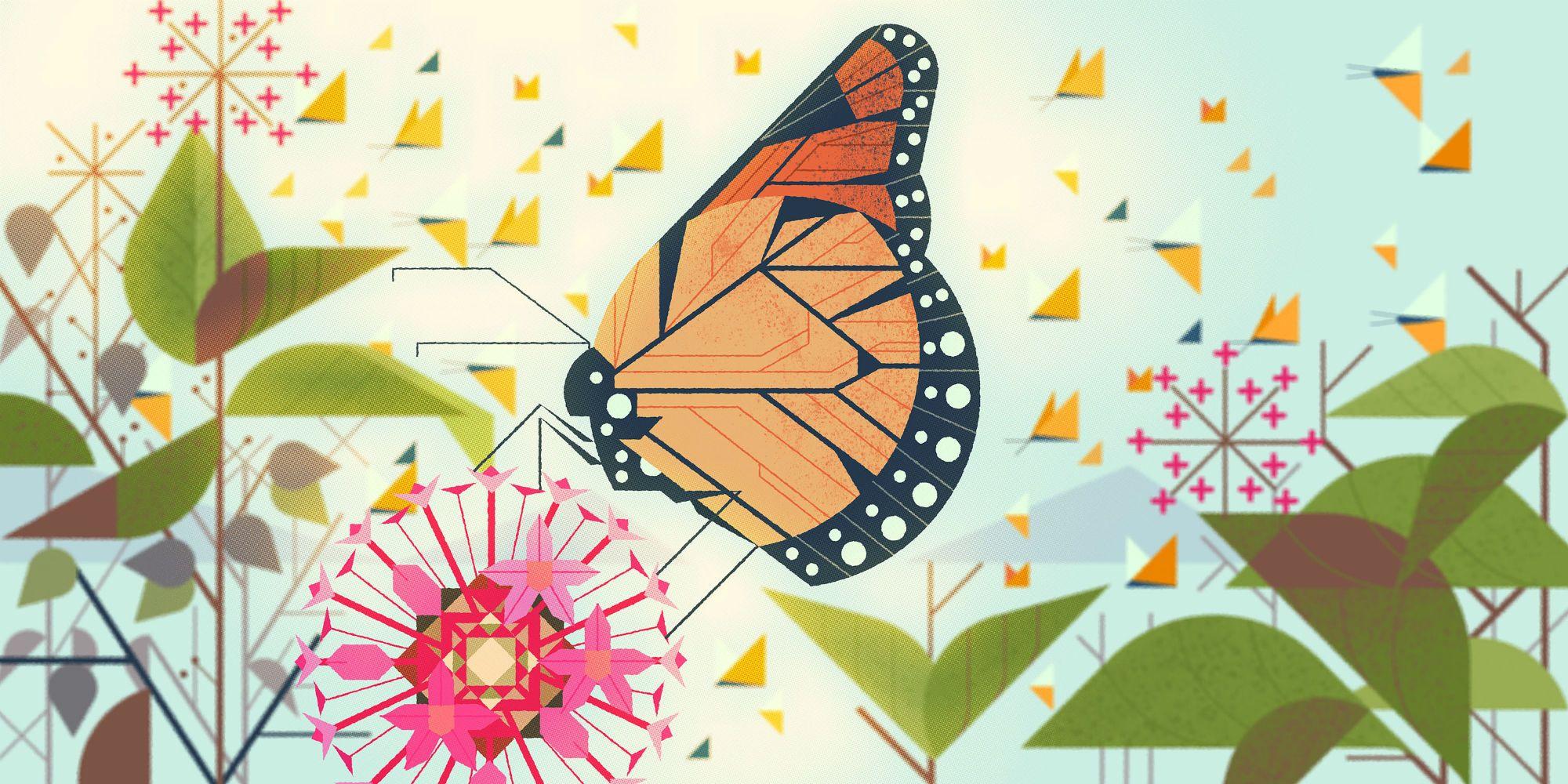 2000x1000 Science & Nature Retro Modern Wallpaper • Meh.ro