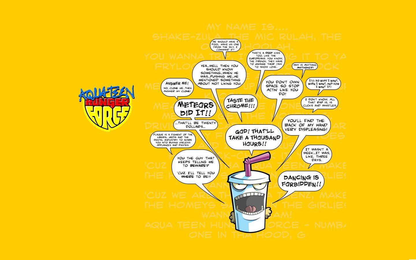 1440x900 Aqua Teen Hunger Force Wallpaper and Background Imagex900