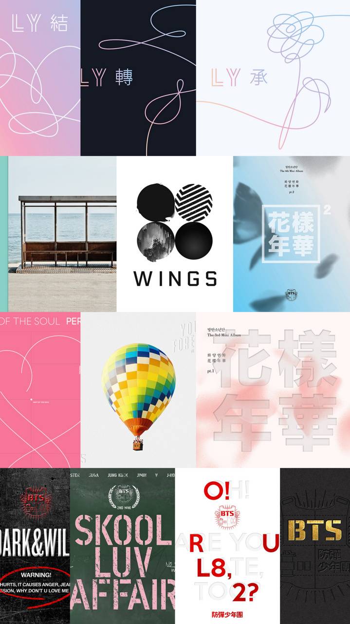 719x1280 BTS Albums wallpaper