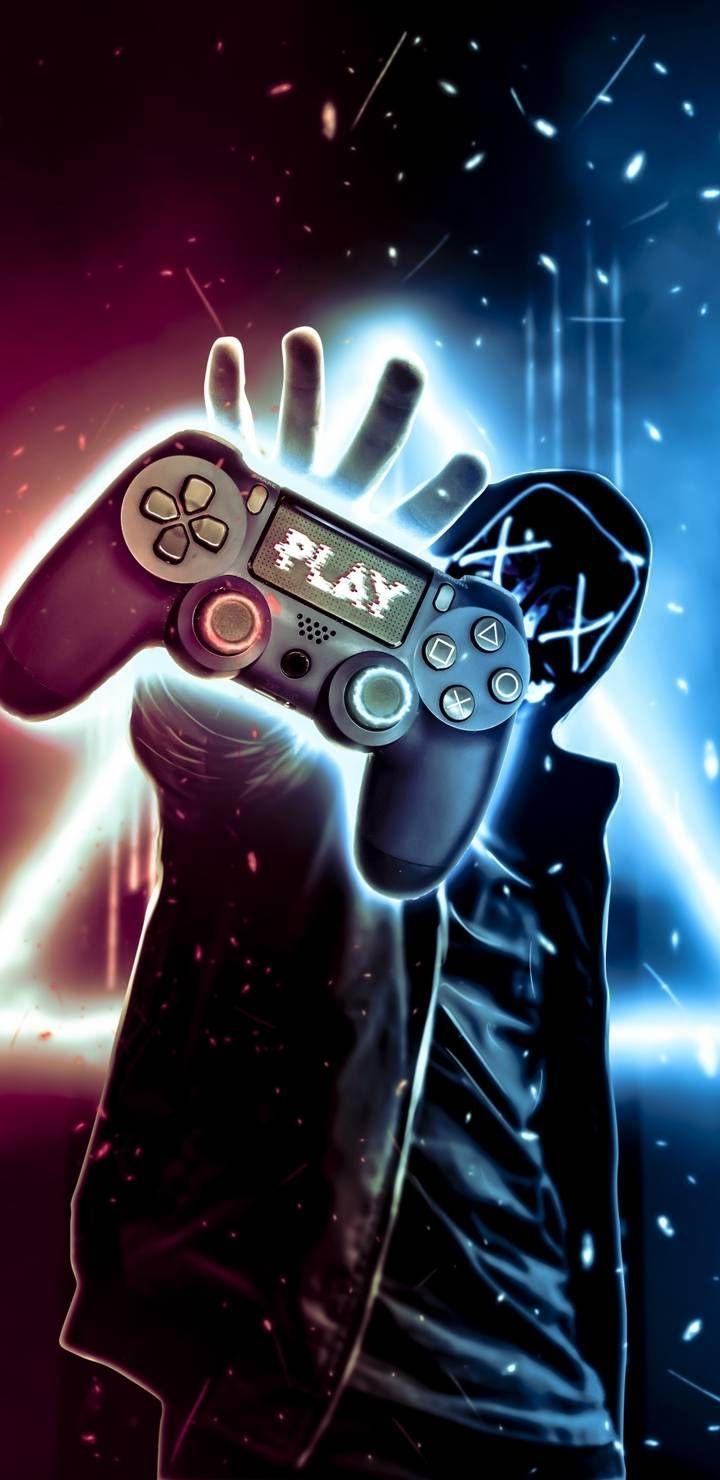 720x1480 Neon Gaming Wallpaper