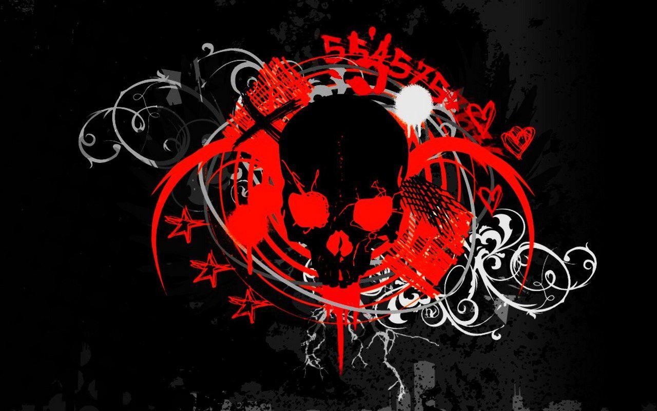 1280x800 Red Graffiti Wallpaper