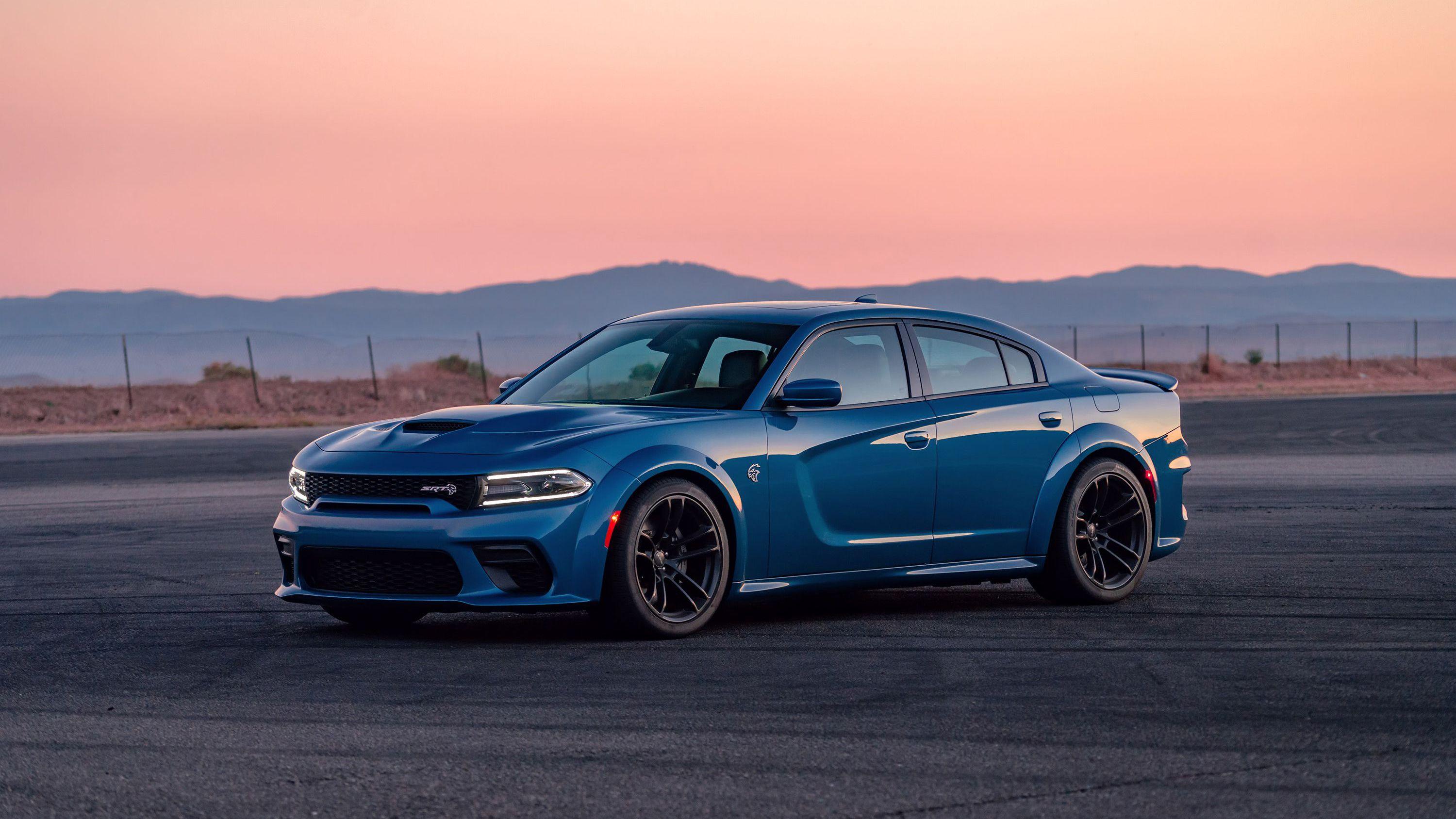 Blue Dodge Charger Hellcat 4K 5K Wallpapers  HD Wallpapers  ID 30337