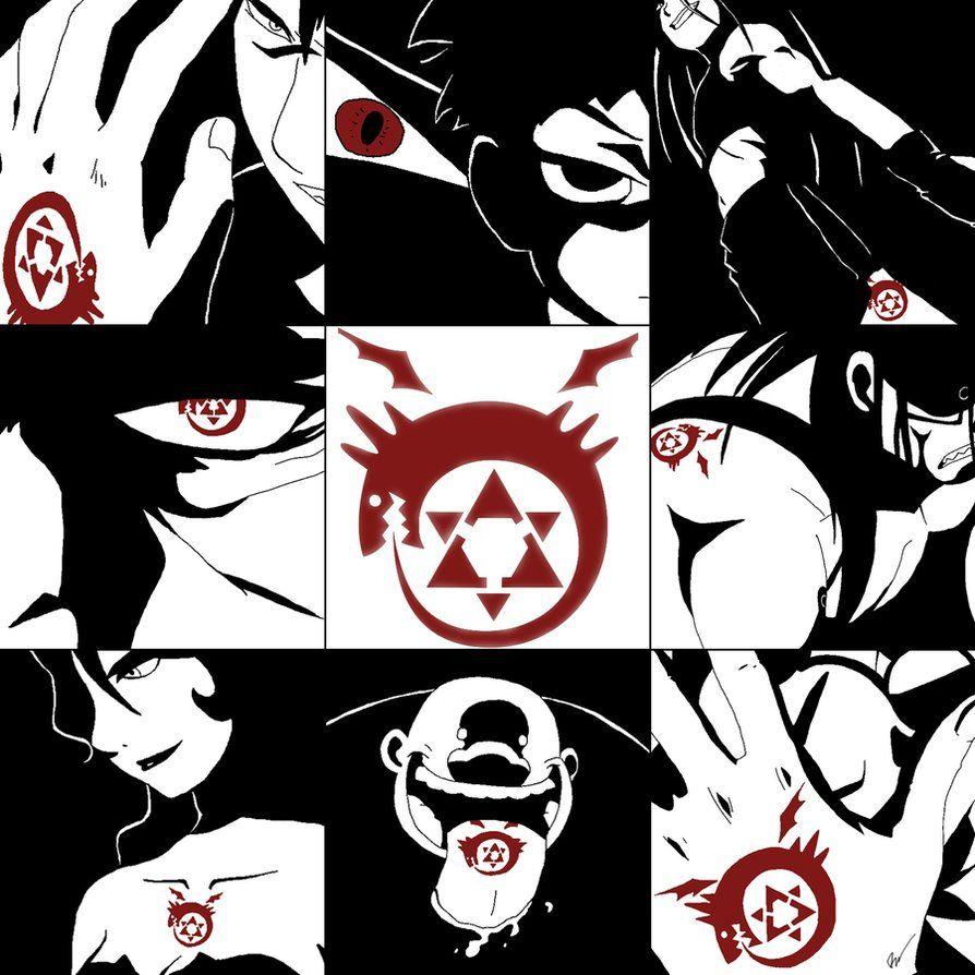 894x894 Homunculi Alchemist Anime Image Board