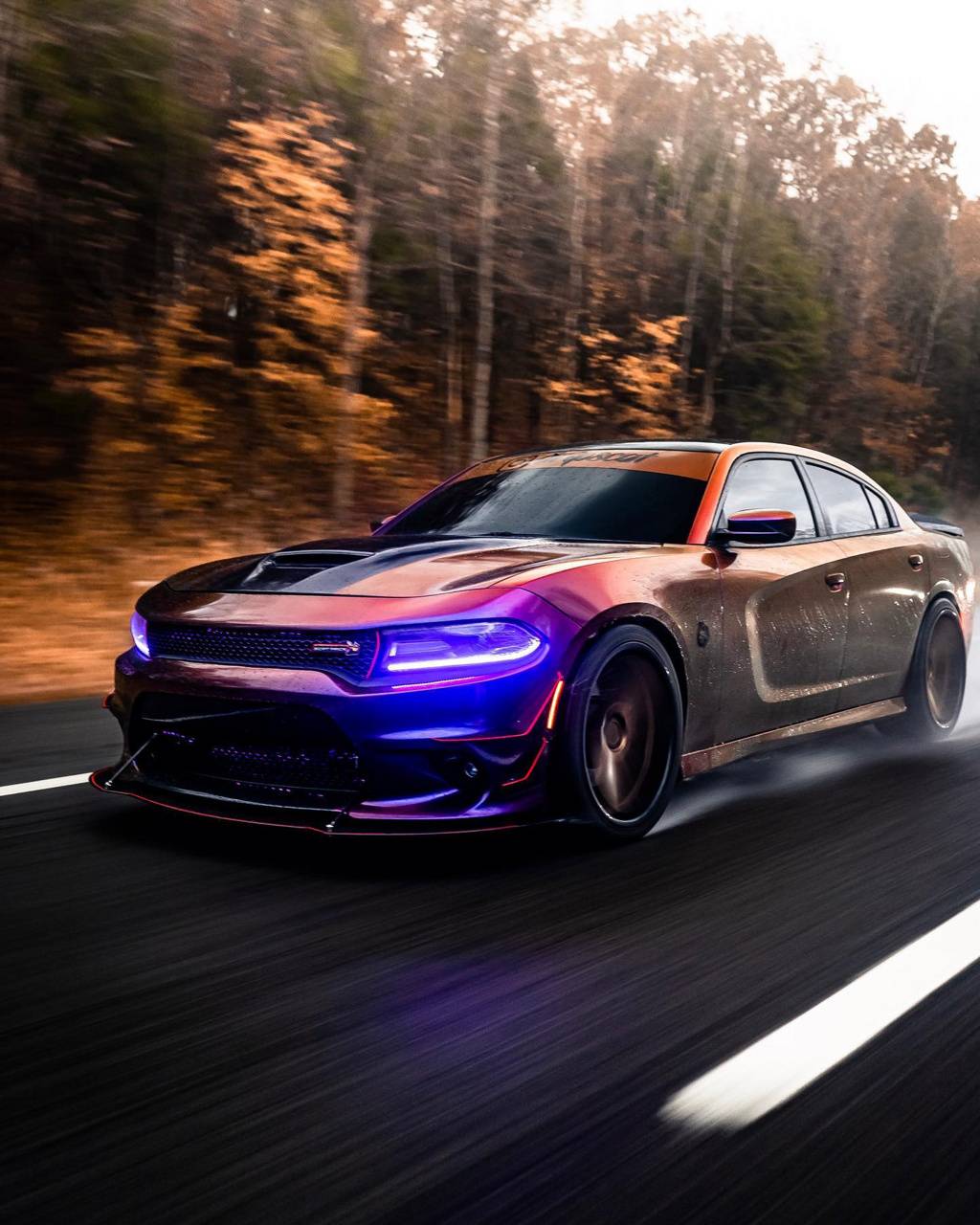 1024x1280 Charger hellcat wallpaper