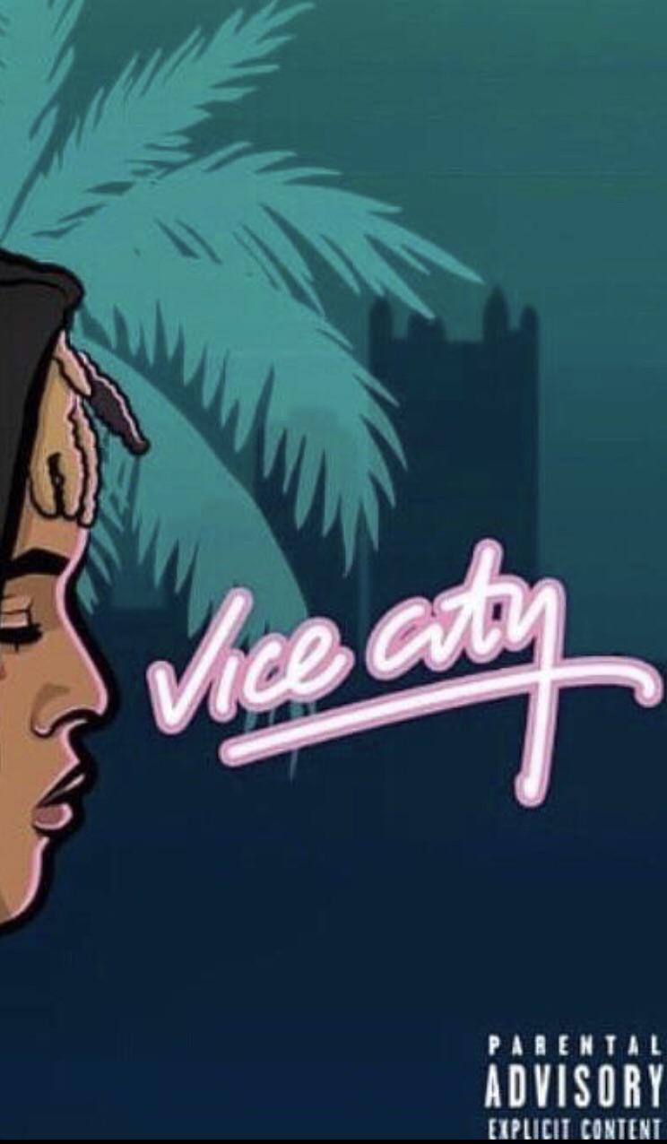 744x1276 Xxxtentacion vice city wallpaper