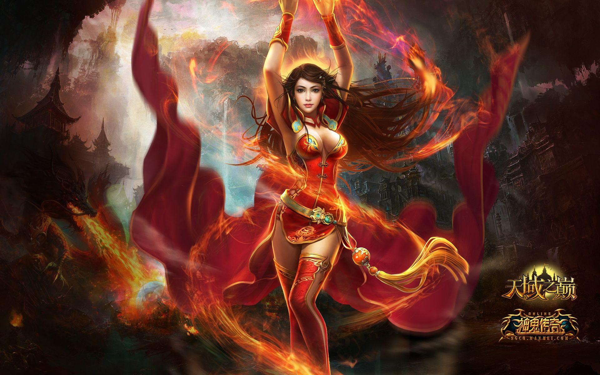 1920x1200 Gamer Girl Wallpaper
