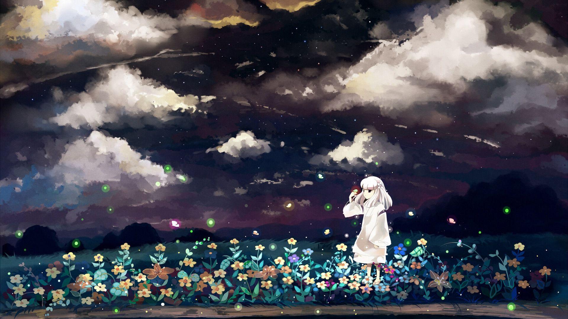 1920x1080 Firefly Summer beautiful anime wallpaper Wallpaper