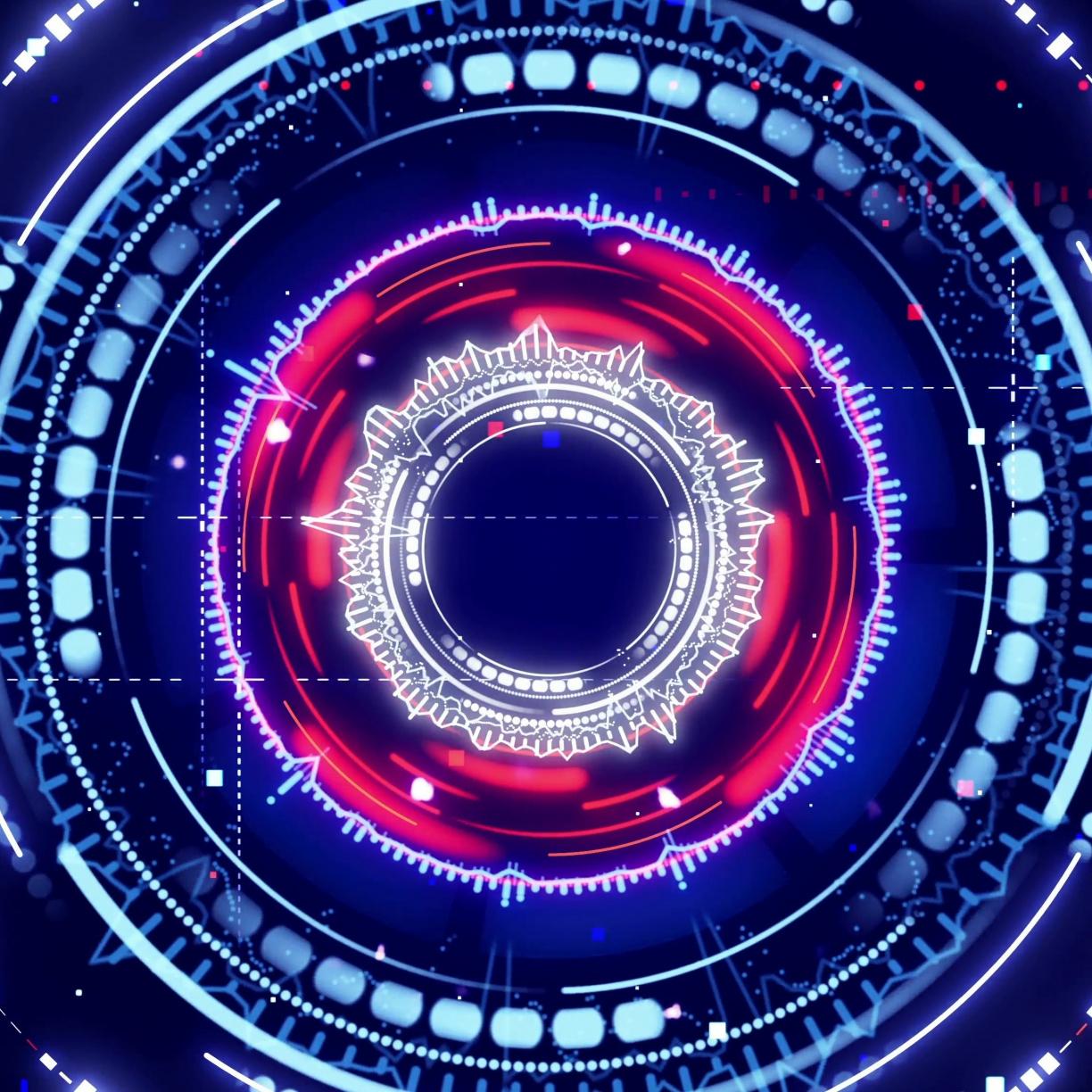 1224x1224 Mandala, Circles, Digital Art, Wallpaper Wallpaper