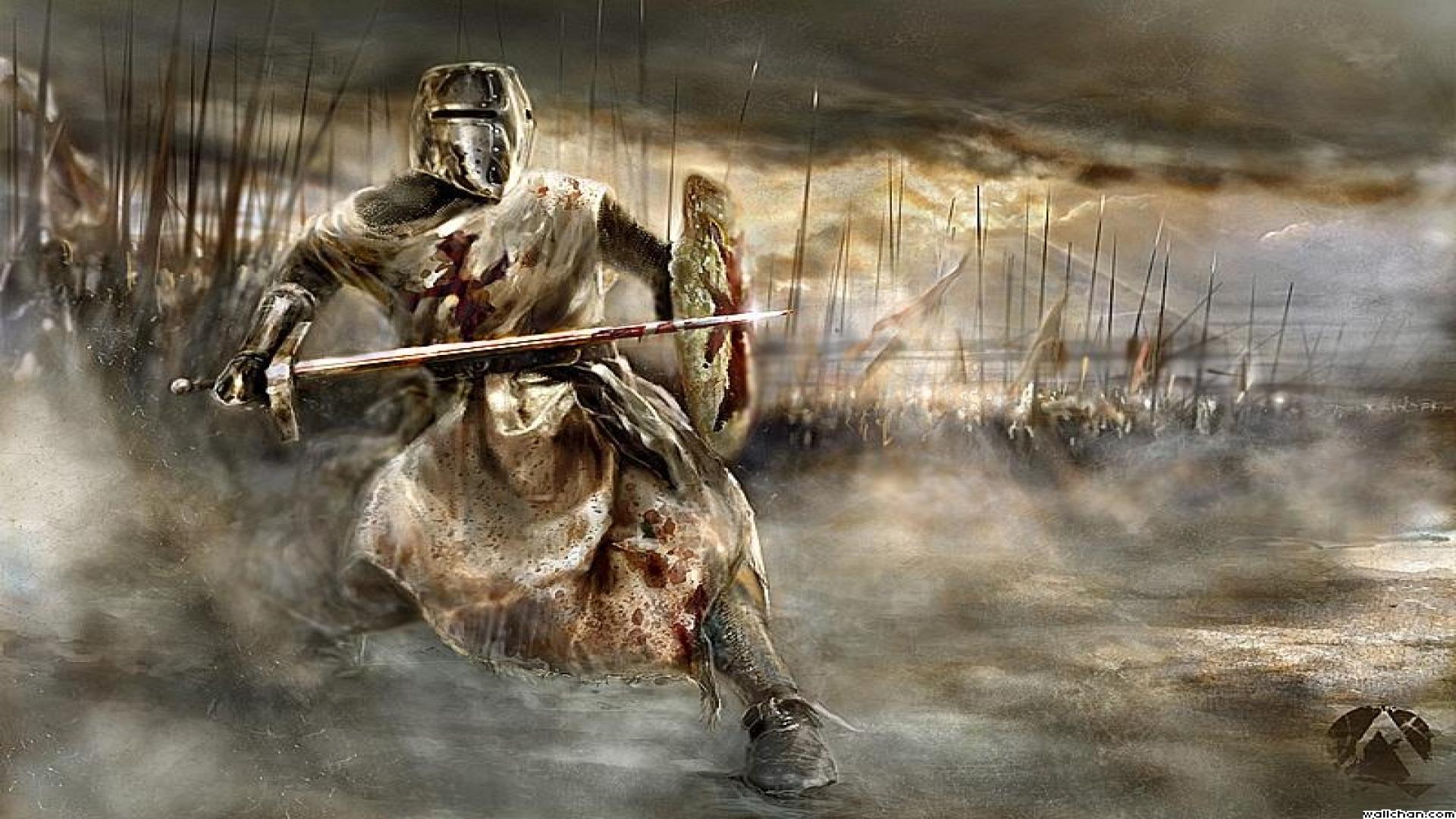  CSFOTO 5x3ft Background for Medieval Battle on