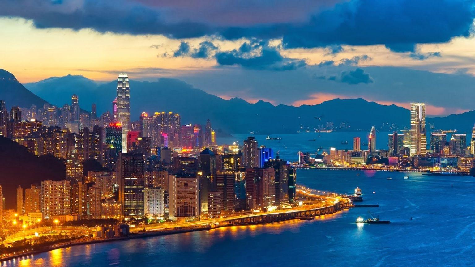 1536x864 Free download city HD wallpaper 1080p hong kong city HD