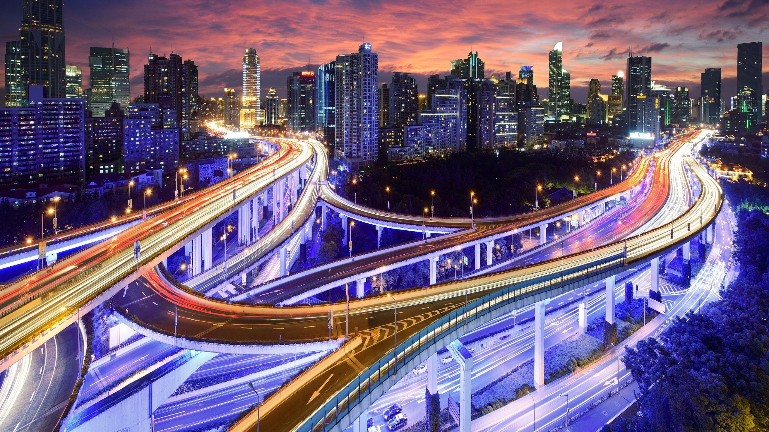 2560x1440 Hong Kong City Wallpaper