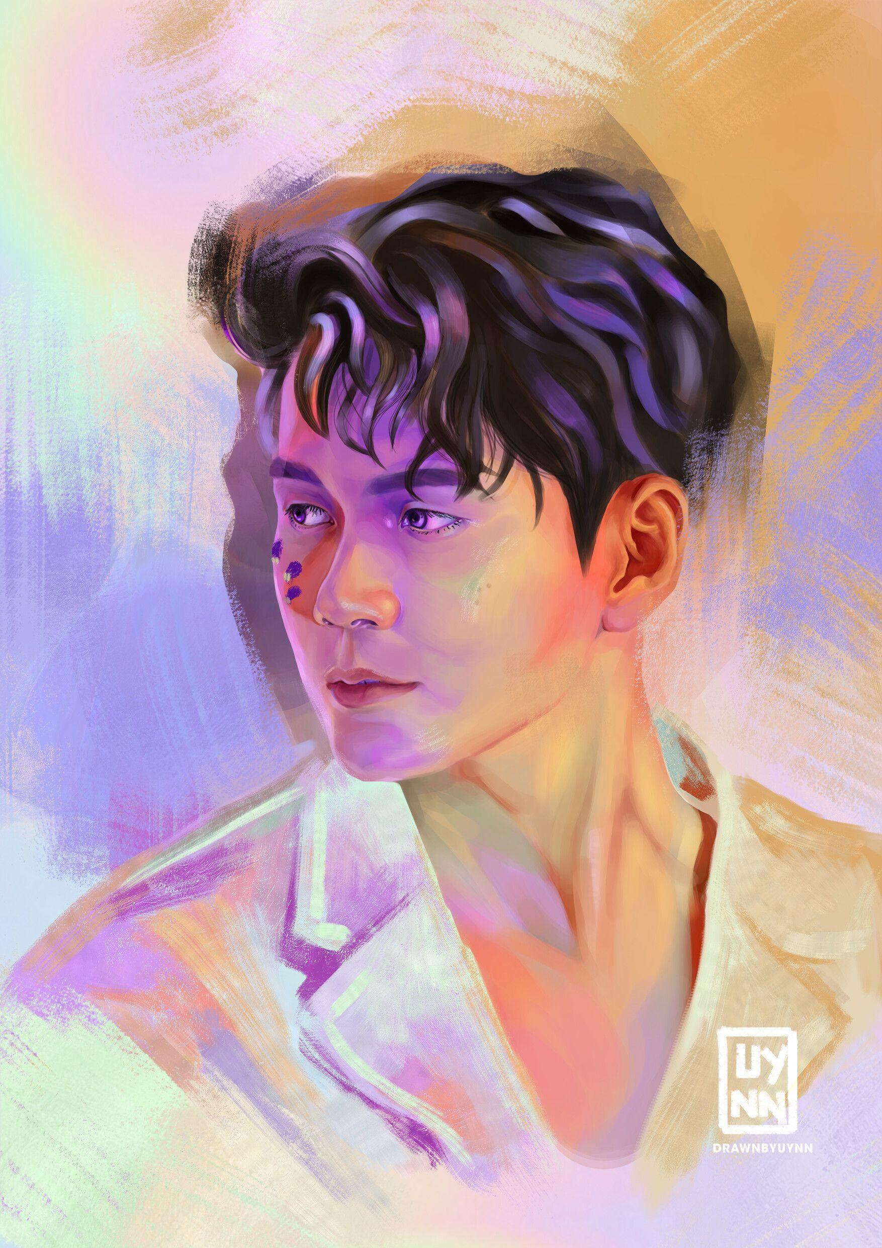 1754x2481 Fanart Ong Seong Wu, Drawn By Uynn