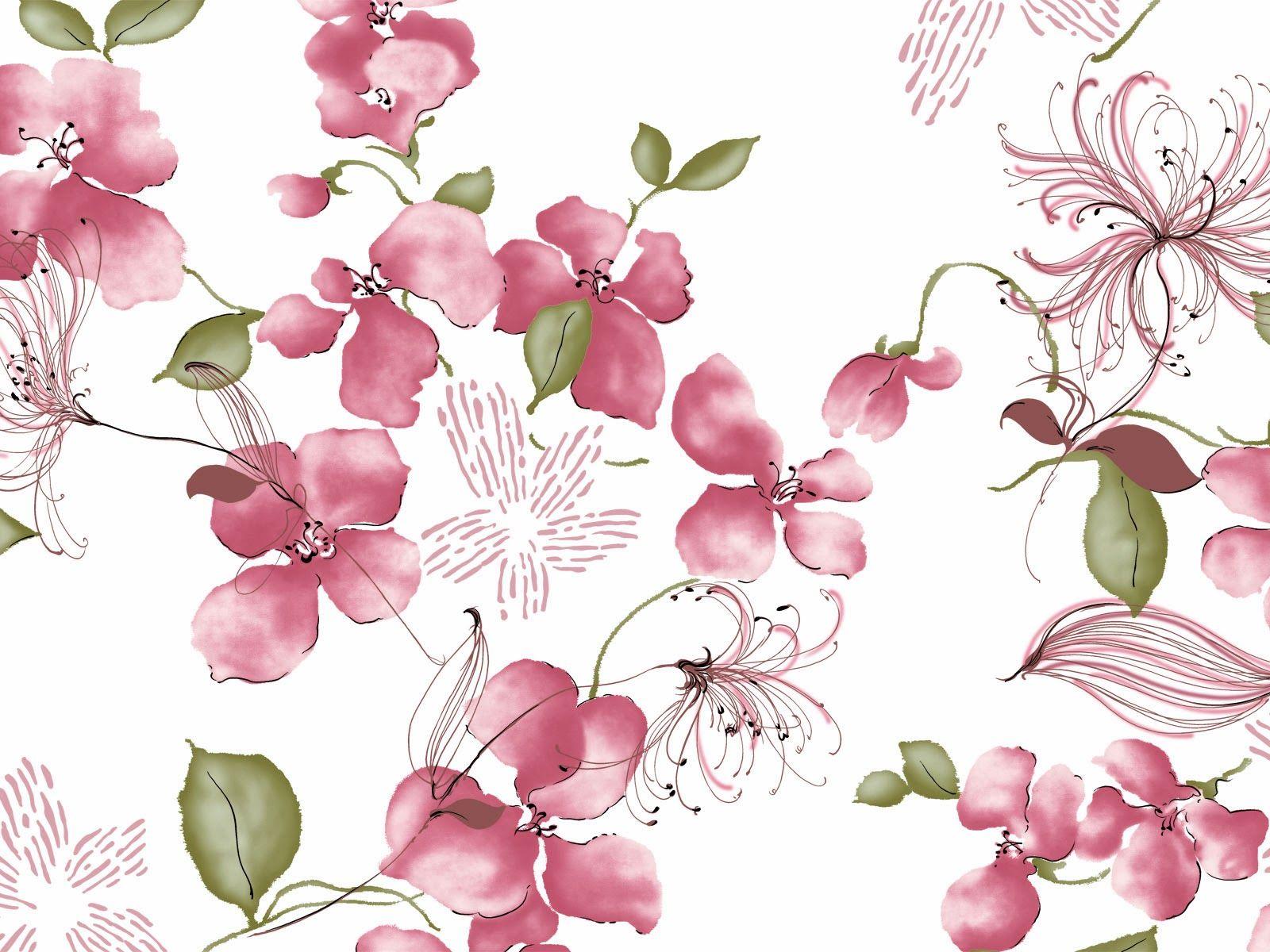 1600x1200 Vintage Flower Wallpaper Desktop Background with High Definition 2560×1440 Vintage Flower Wallpa. Vintage flowers wallpaper, Flower illustration, Vintage flowers