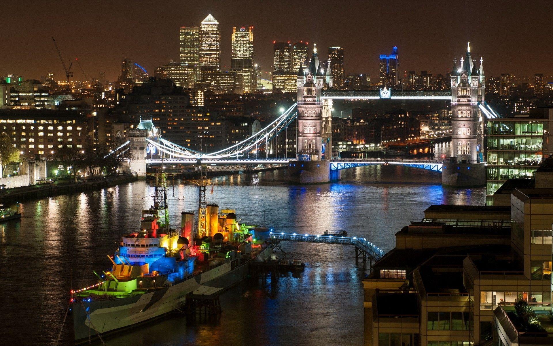 1920x1200 Hd Night London Wallpaper & Background Download
