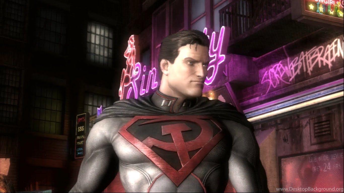 1366x768 Injustice Gods Among Us Superman Red Son Costume Gameplay YouTube