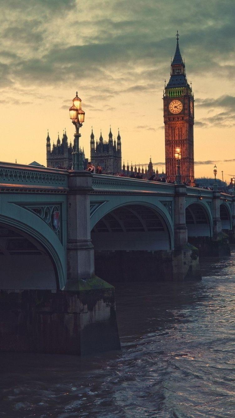 750x1334 night, london, bridge iPhone iPhone 6S, iPhone 7