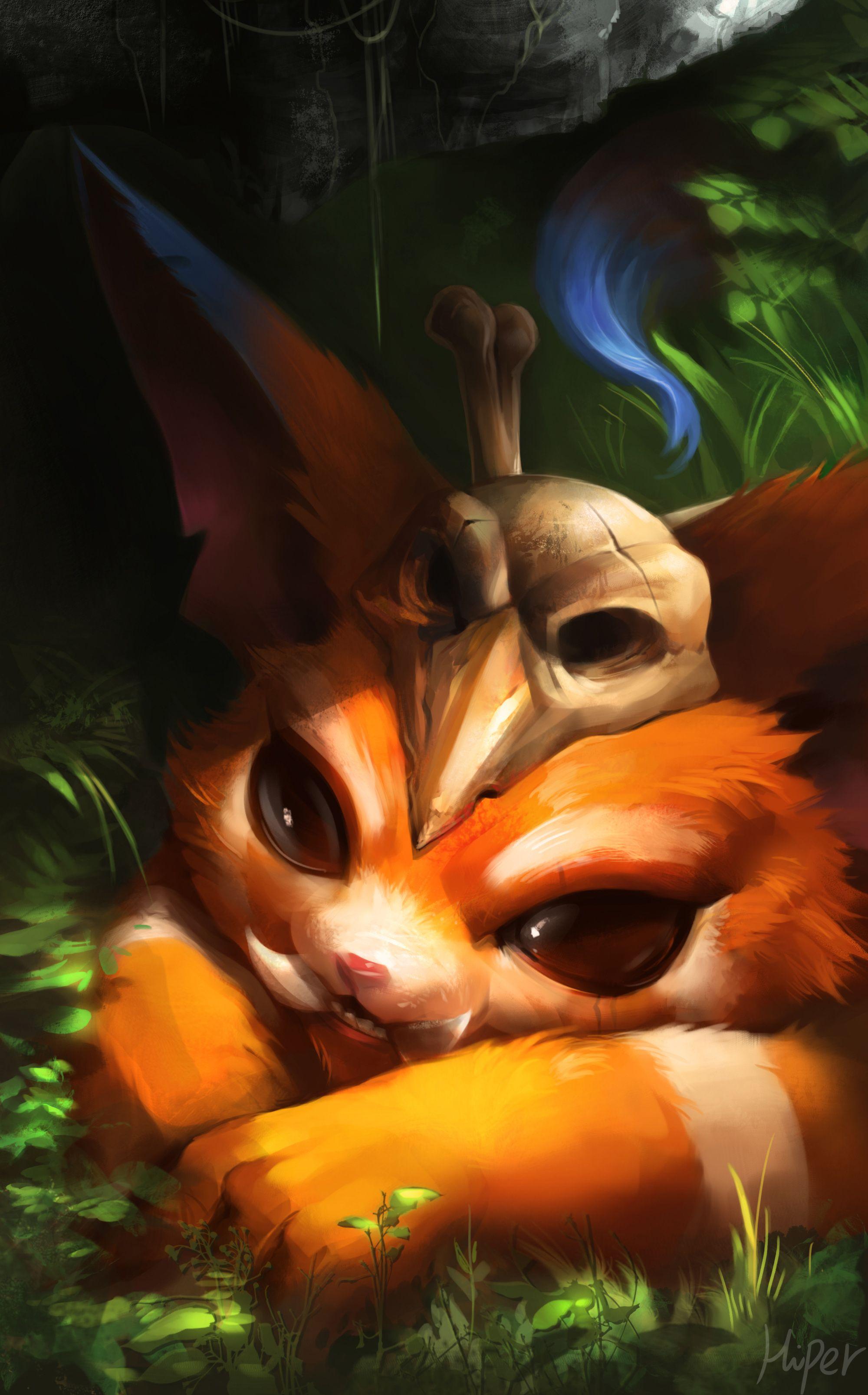 2000x3212 Gnar Fan Art Wallpaper. HD Wallpaper & Artworks for League