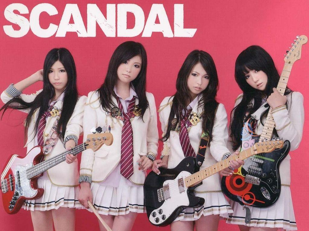 1024x768 Scandal Japanese Band Wallpaper