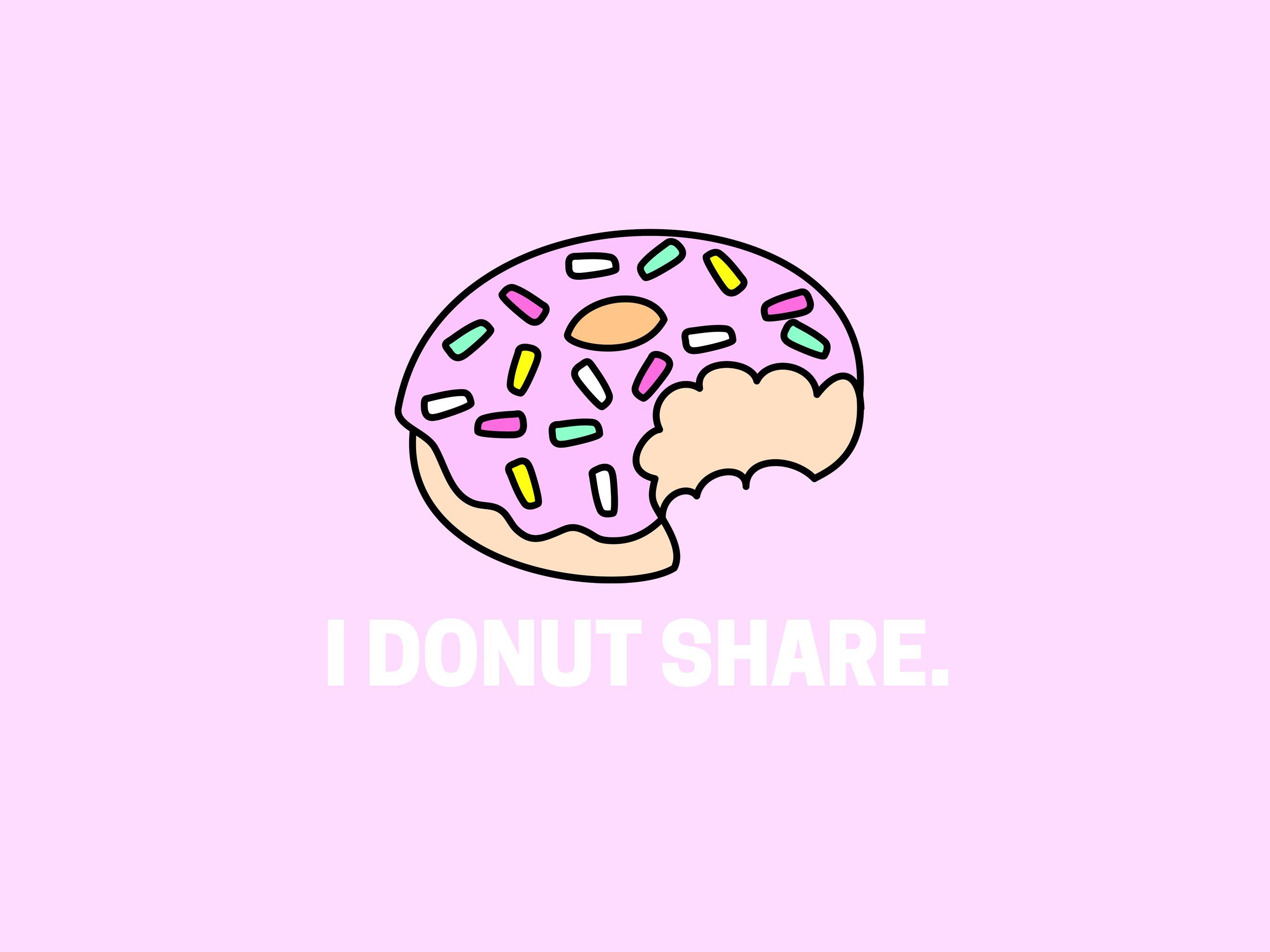 8 Donut ý tưởng  hình nền bánh ngọt emoji