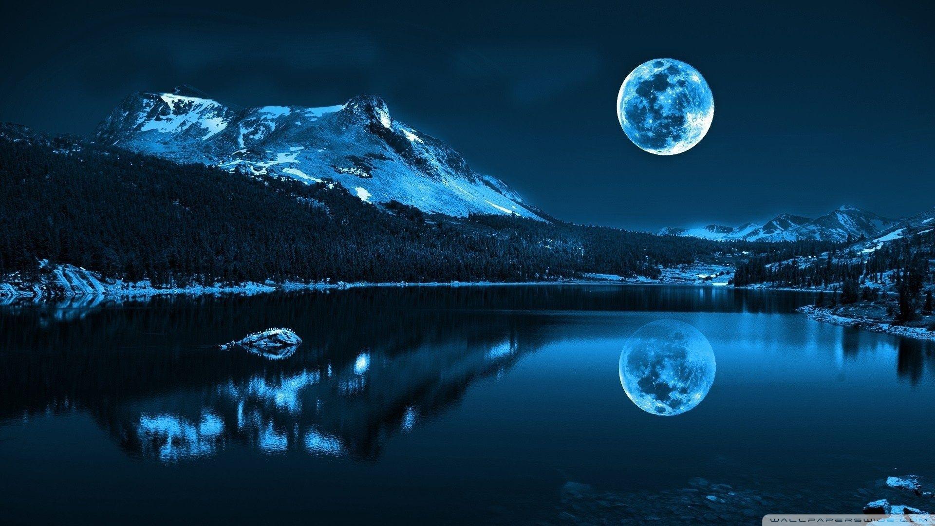 Moonlight Landscape Wallpapers - Top Free Moonlight Landscape