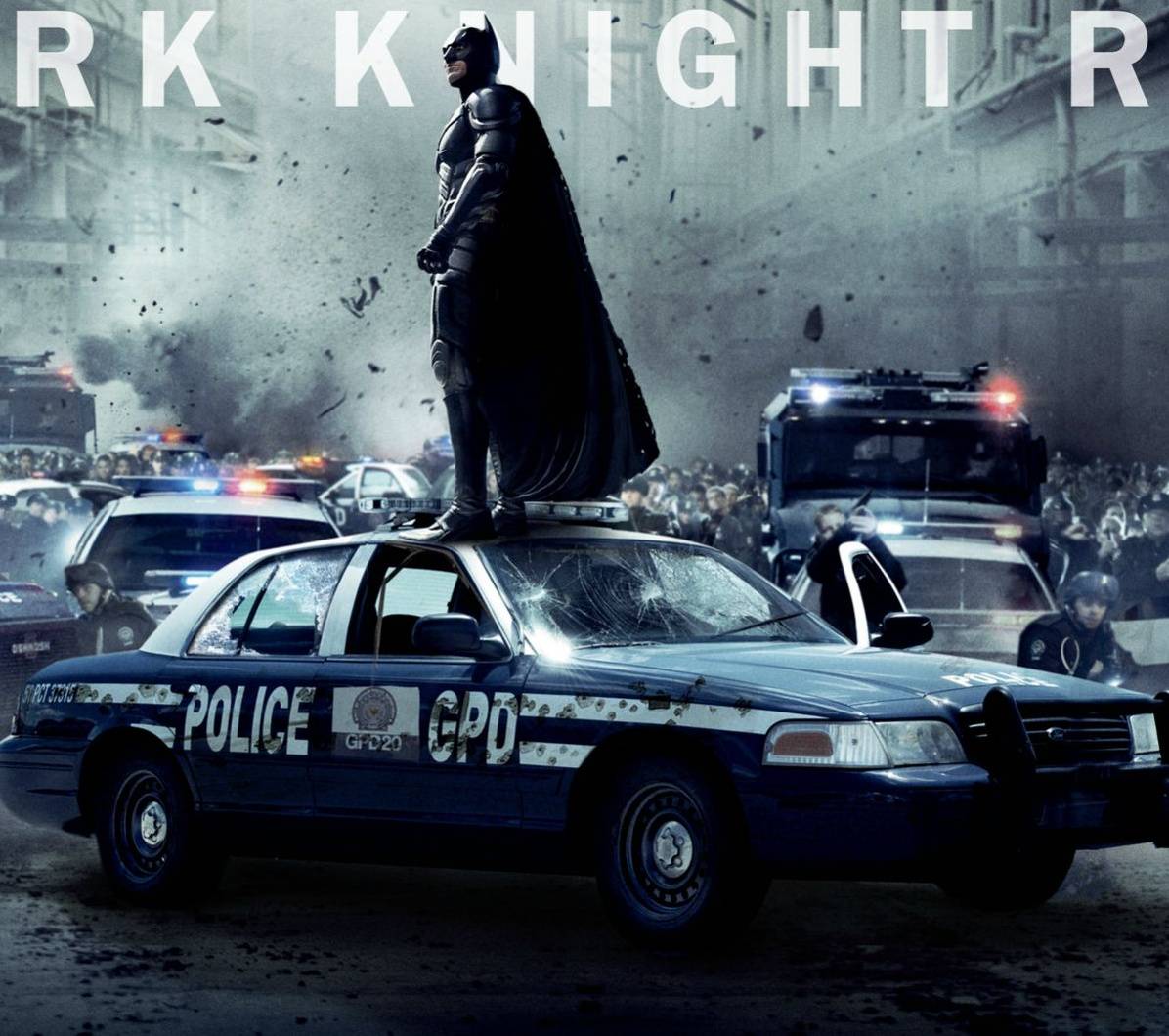 1196x1060 Batman On Cop Car wallpaper
