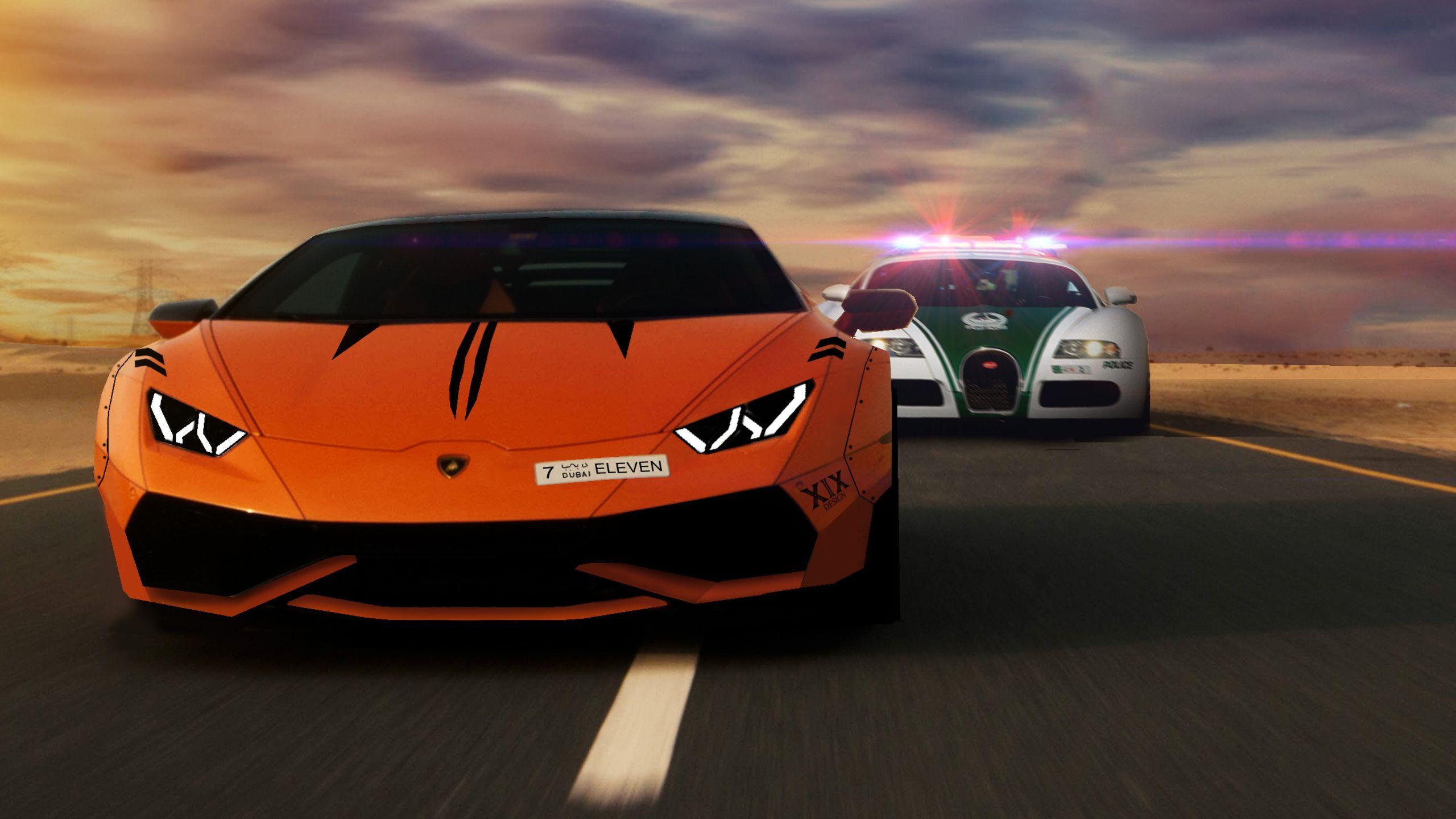 2560x1440 Lamborghini Robber And Bugatti Cop 1440P Resolution HD