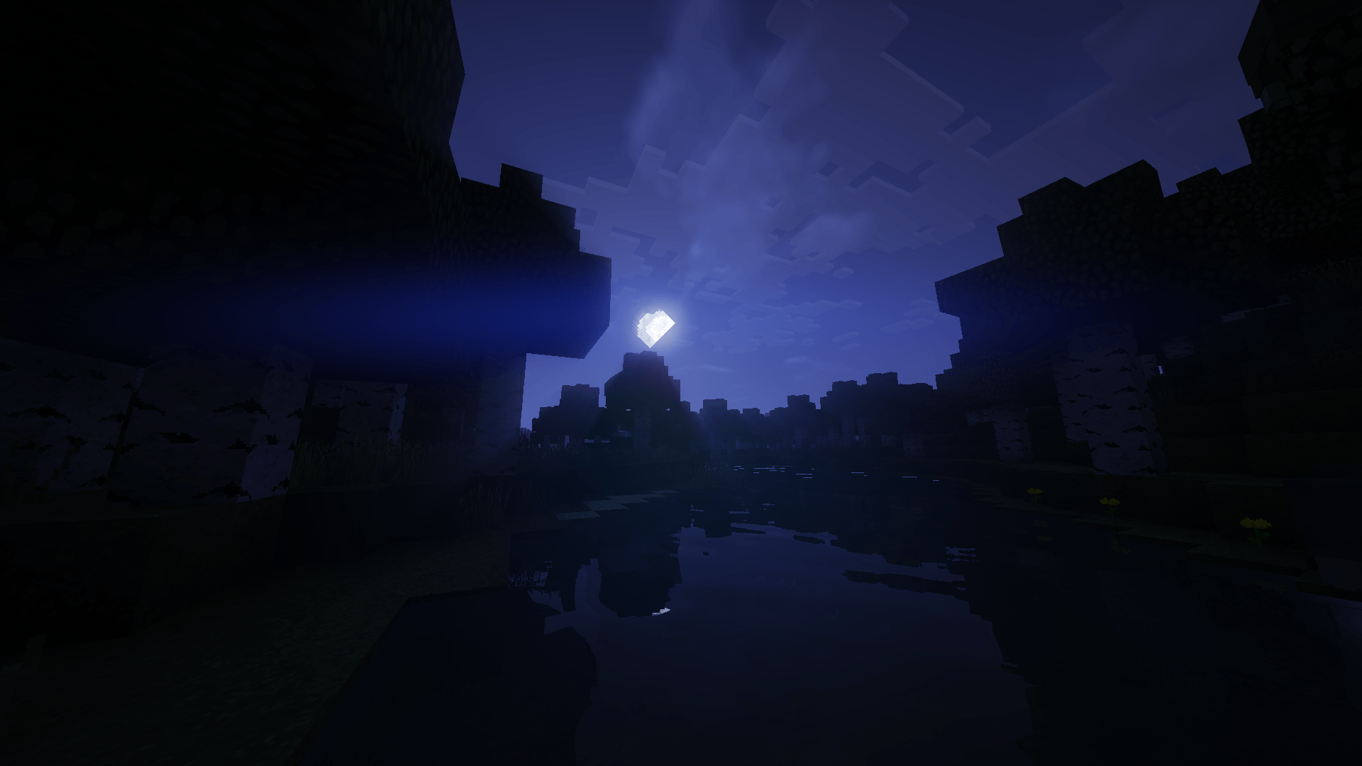 Minecraft Wallpaper 4K Night