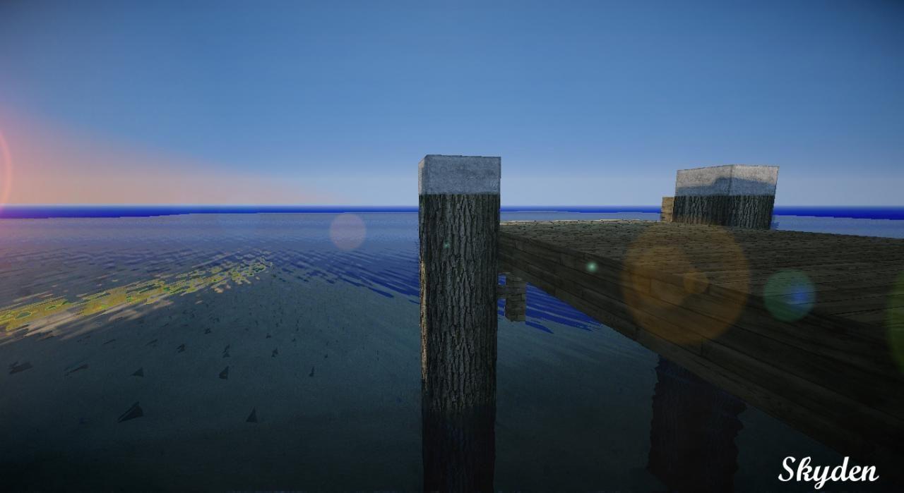 1280x699 Realistic Minecraft Desktop Wallpaper with Glsl Shaders