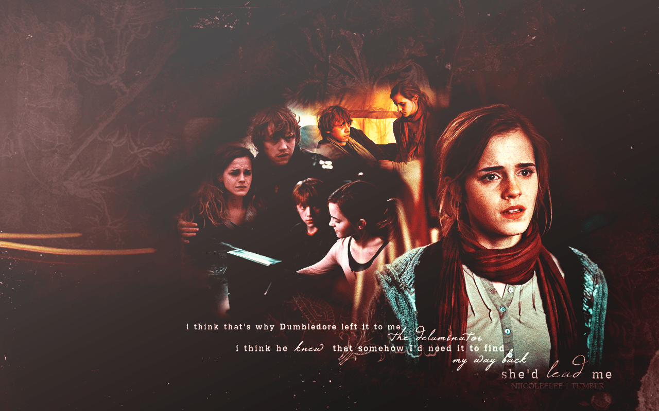 1280x800 Ron and Hermione Potter Love Triangle Wallpaper 34263857