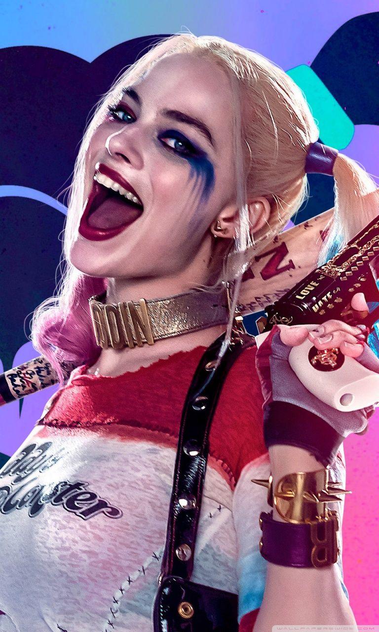 768x1280 Suicide Squad Harley Quinn Ultra HD Desktop Background Wallpaper