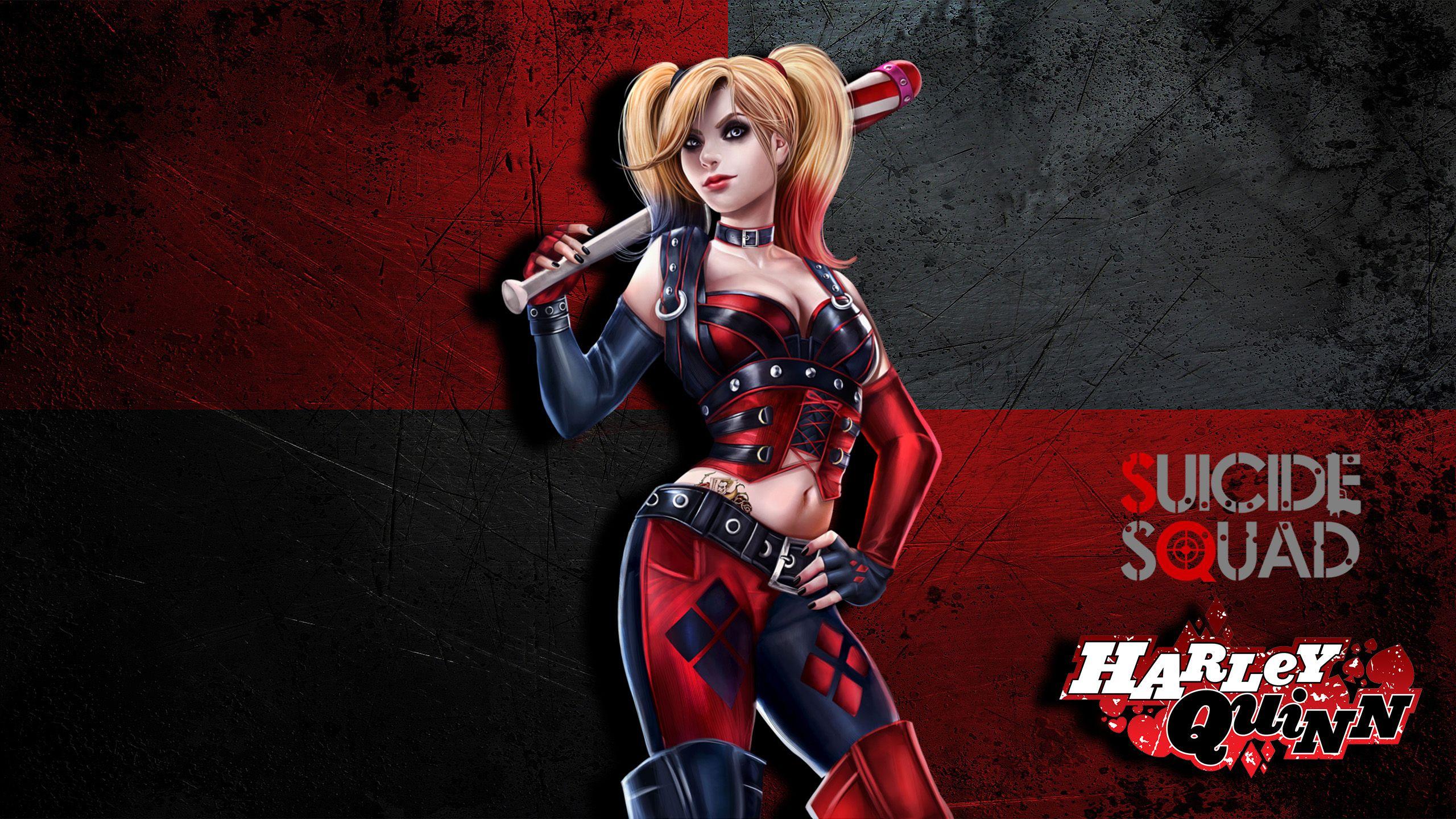 2560x1440 Free download Suicide Squad 2016 Movie wallpaper Harley Quinn HD