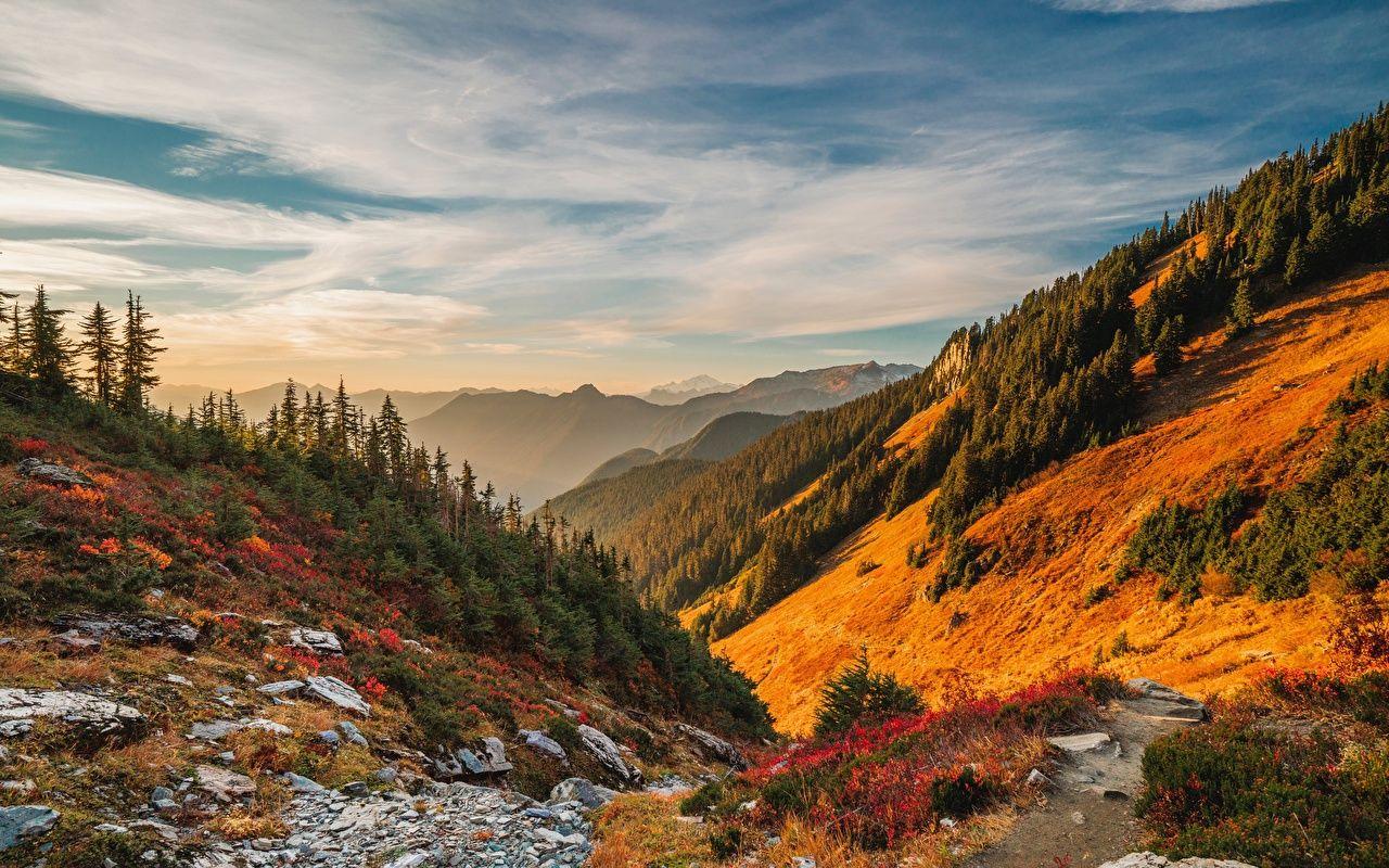 1280x800 Desktop Wallpaper Washington USA North Cascades National Park