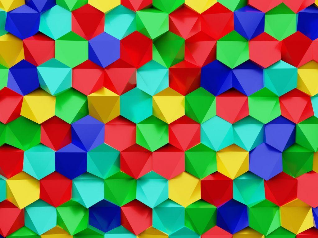 1024x768 Hexagons 4K wallpaper for your desktop or mobile screen free
