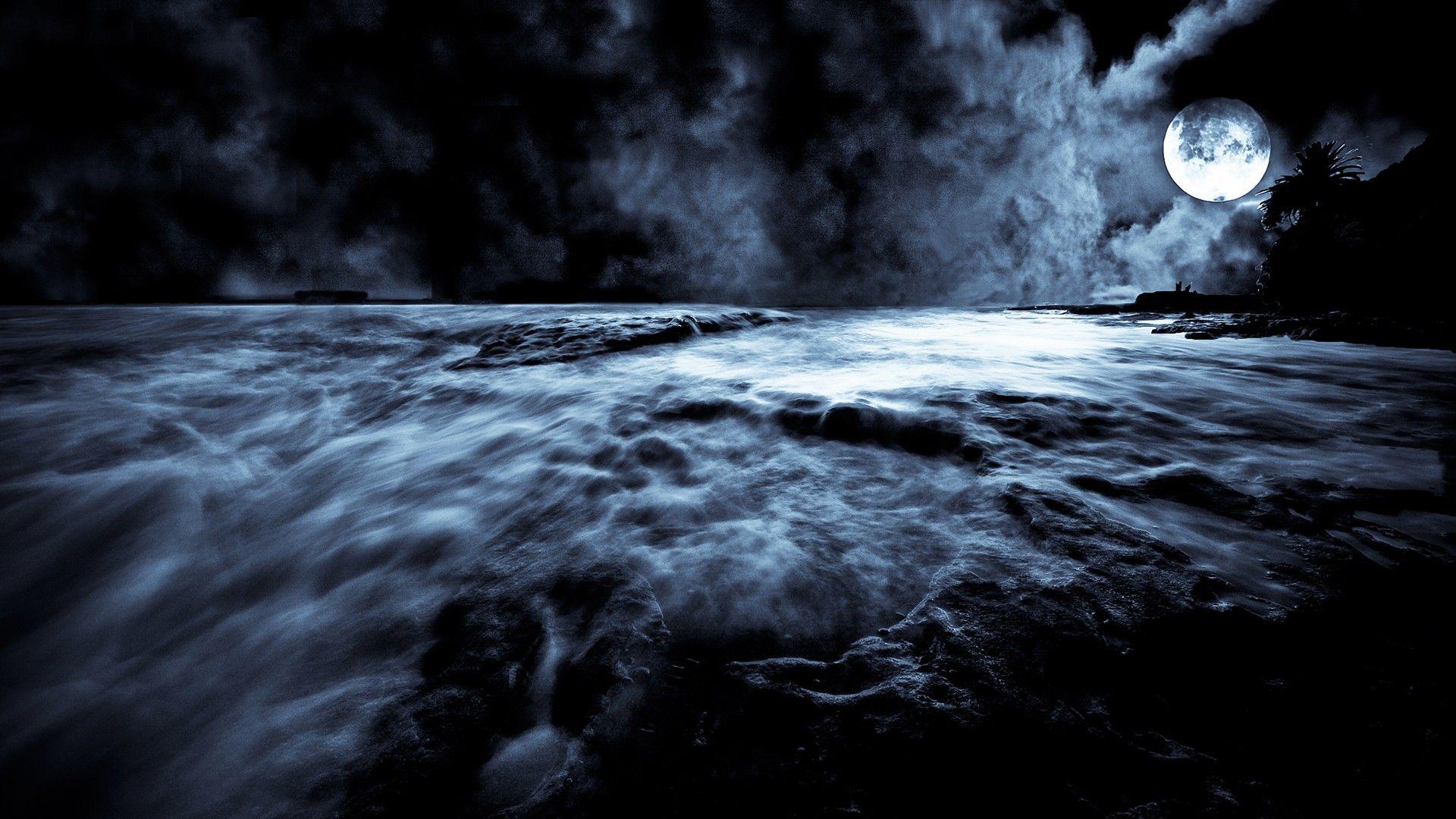 1920x1080 Amazing Moonlight Wallpaper