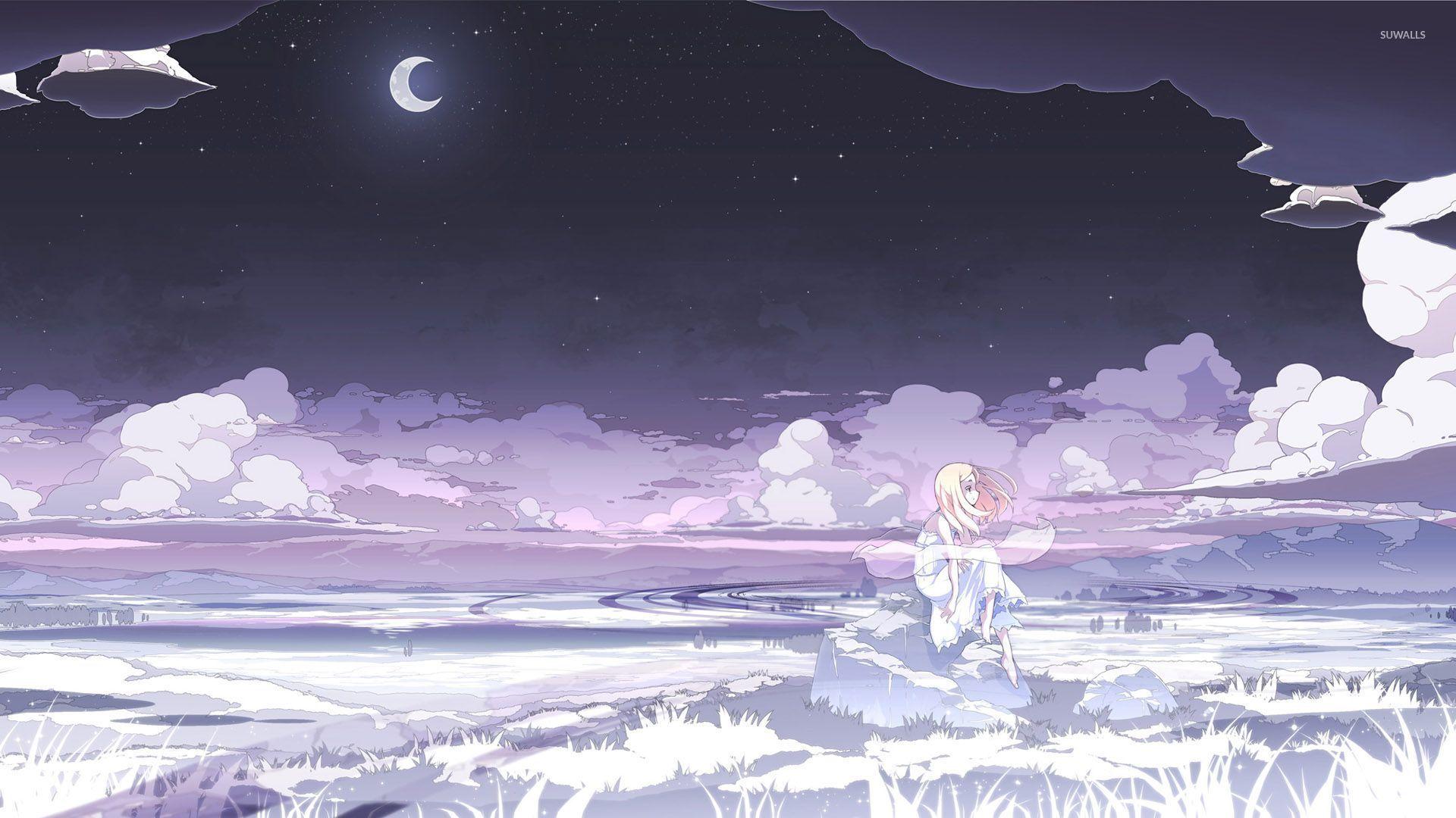 Anime Moonlight Wallpapers Top Free Anime Moonlight Backgrounds