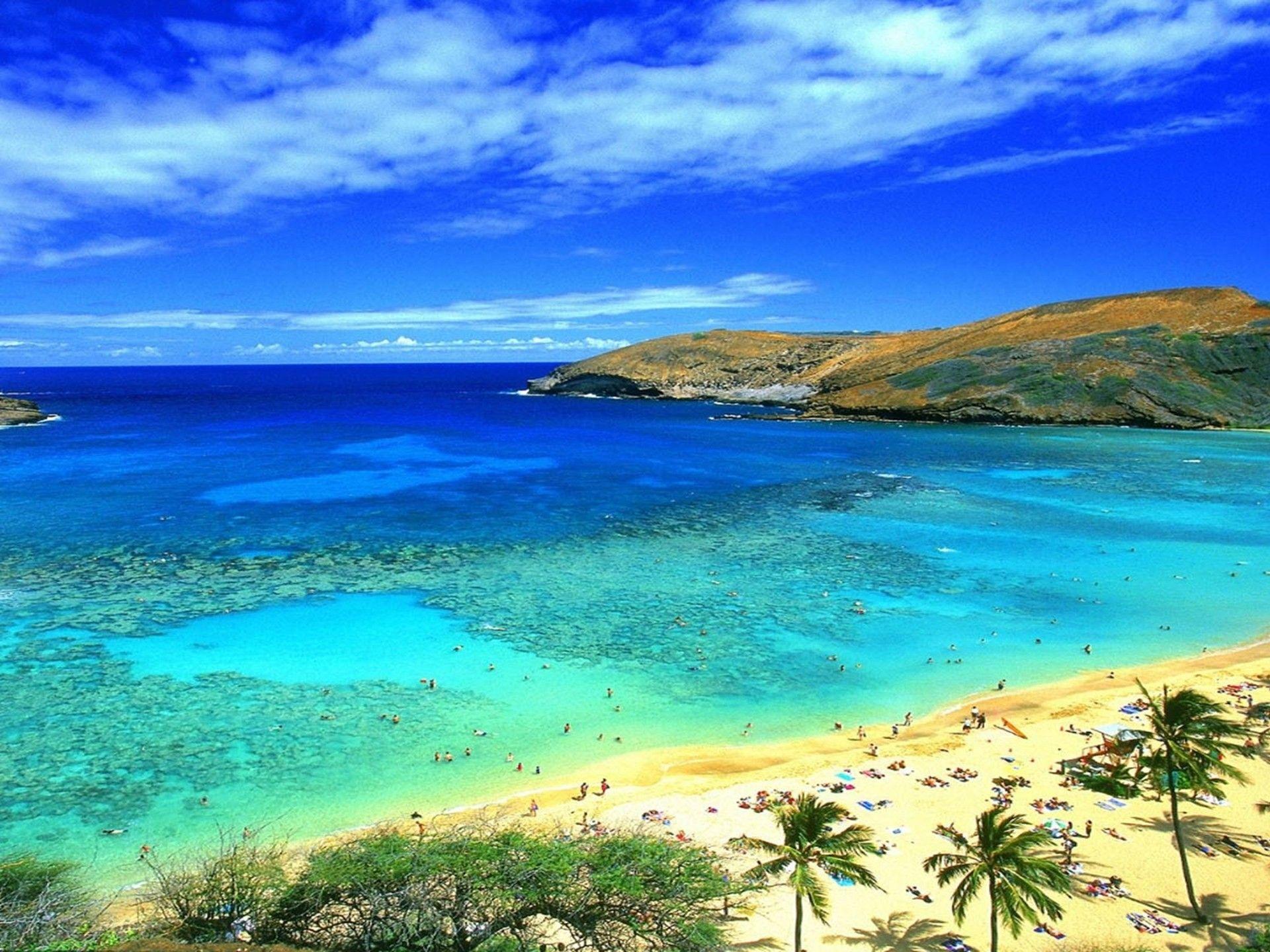 1920x1440 Honolulu Hawaii Beach Wallpaper :