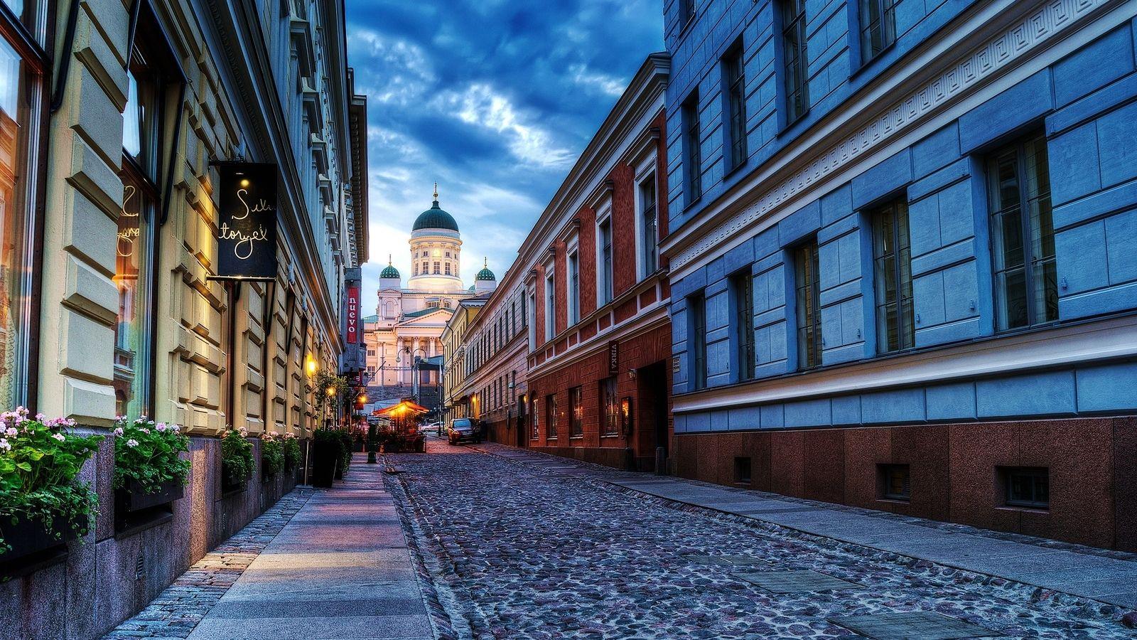 1600x900 Free download wallpaper city helsinki finland cathedral desktop
