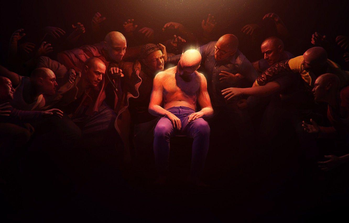 1332x850 Wallpaper art, James McAvoy, split, Kevin Wendell Crumb, personality image for desktop, section фильмы
